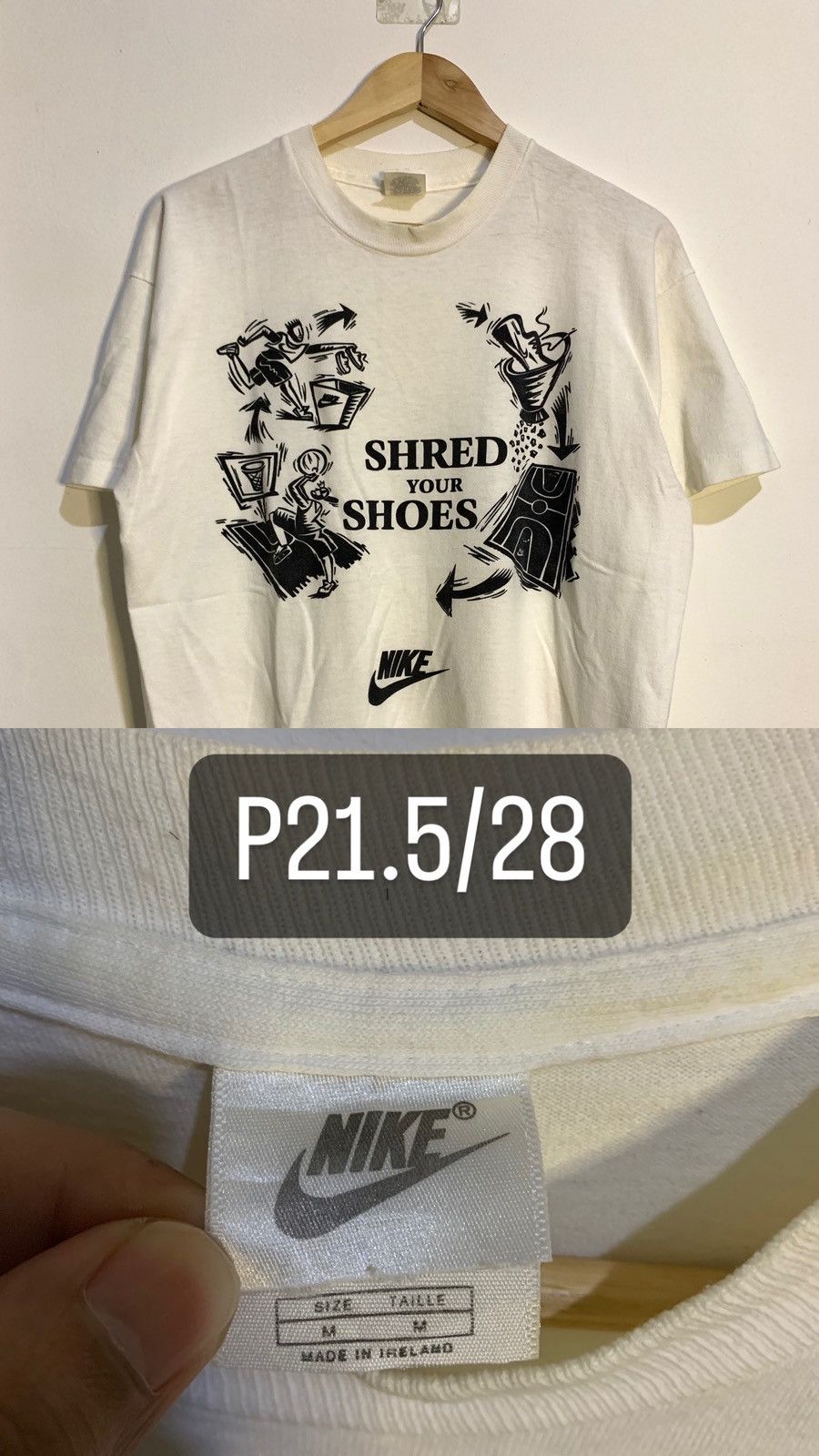 Vintage Nike Vintage Shred Your Shoes Size US L / EU 52-54 / 3 - 1 Thumbnail
