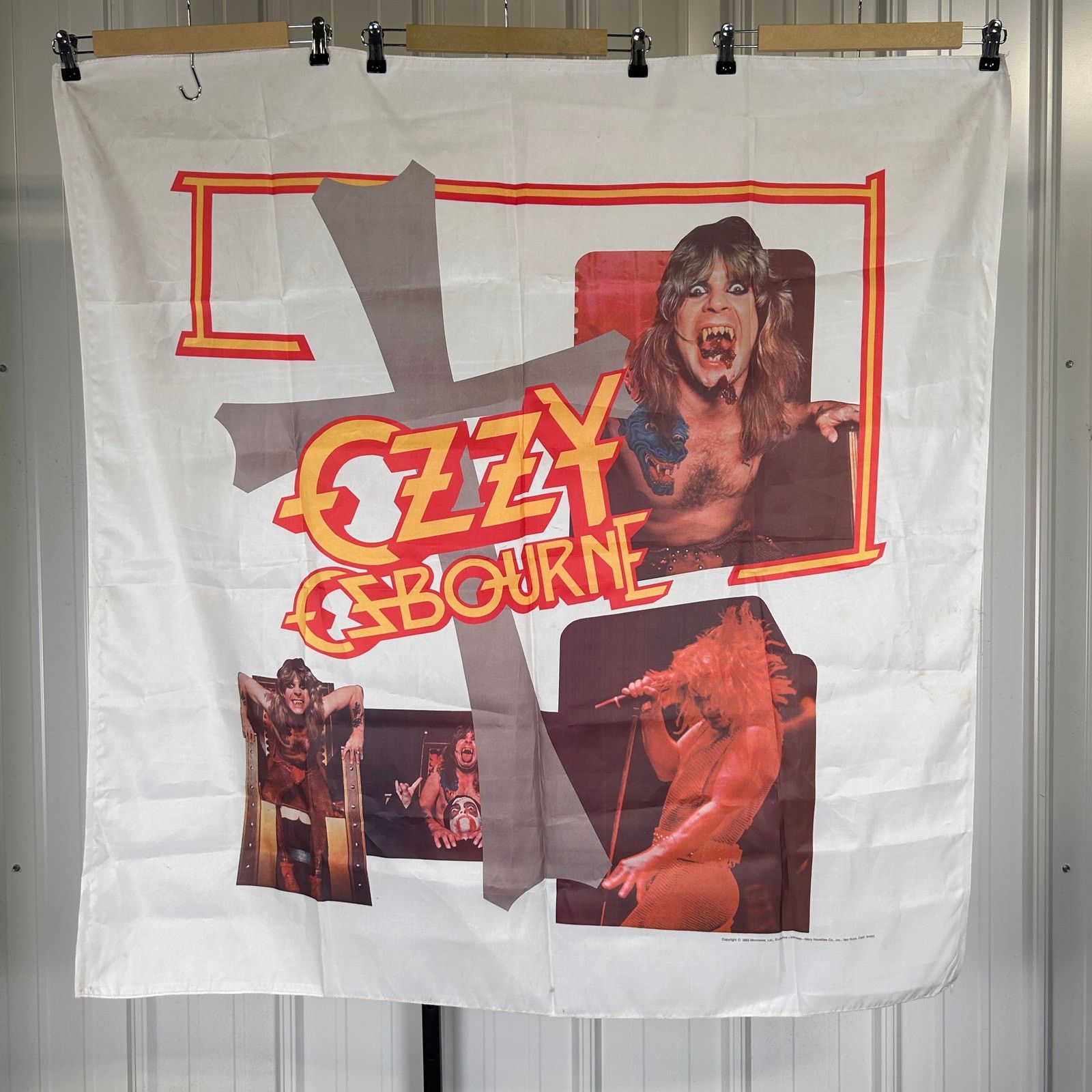 Ozzy Osbourne 1983 Bark at the Moon Wall Tapestry 45