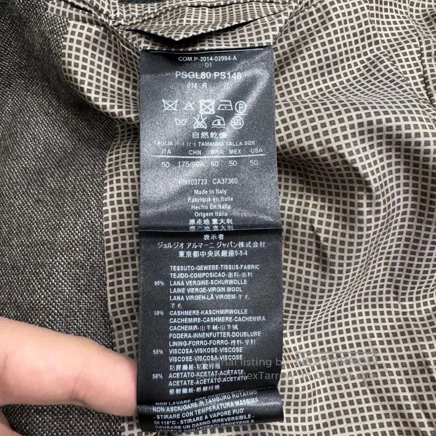Giorgio Armani Giorgio Armani Double-Breasted Wool Coat. Size US M / EU 48-50 / 2 - 4 Thumbnail