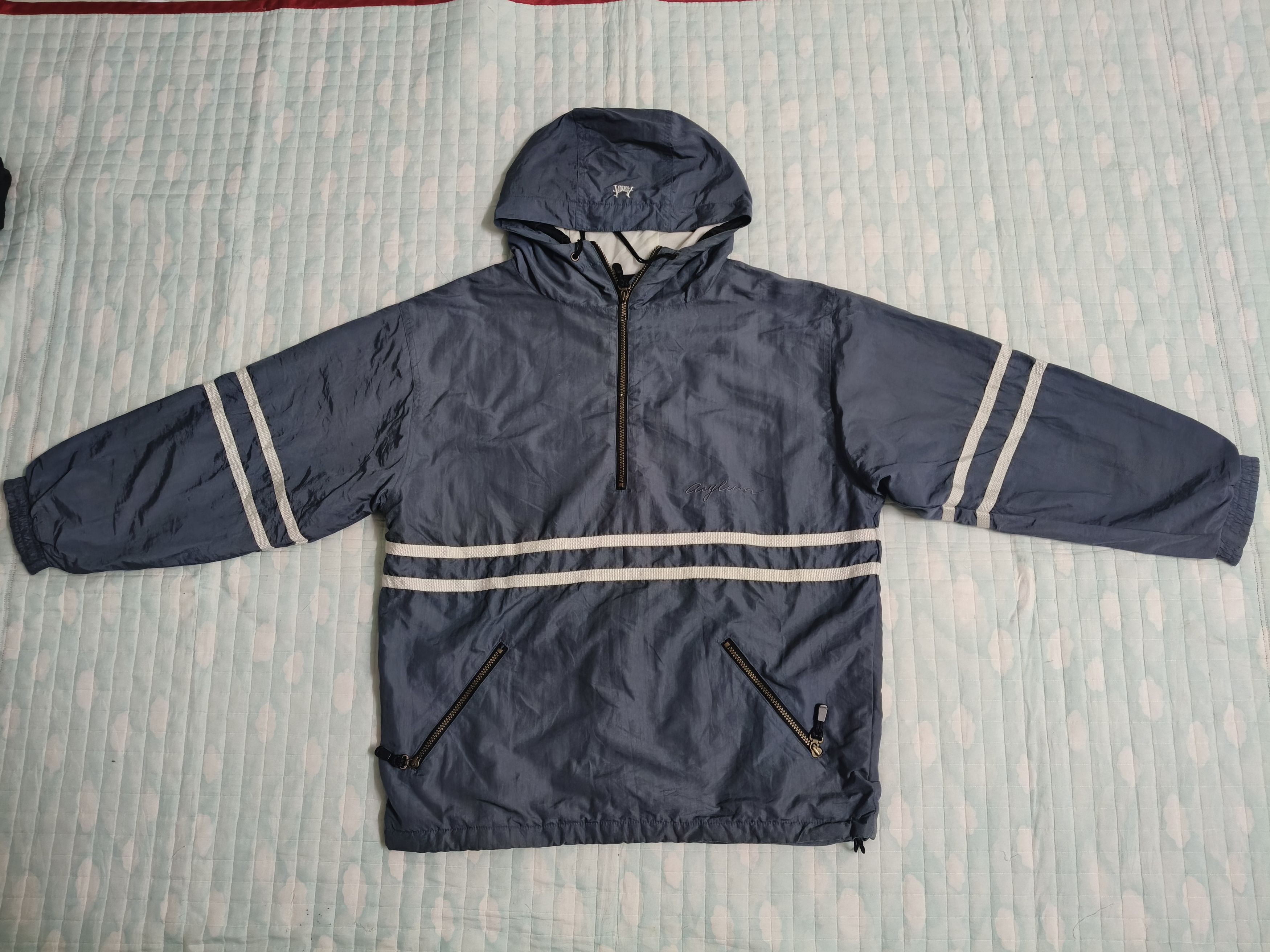 Japanese Brand ASYLUM Snowboard Half zip Jacket Size US M / EU 48-50 / 2 - 3 Thumbnail