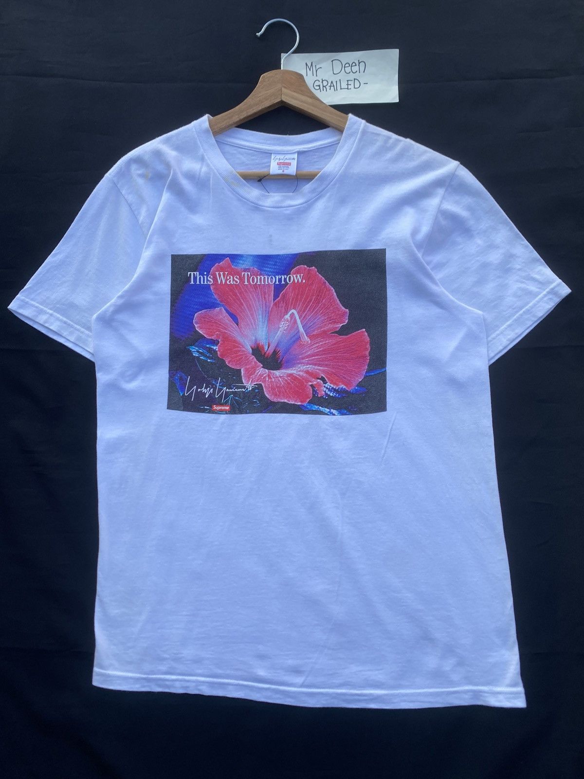 Supreme × Yohji Yamamoto Rare Supreme x Yohji Yamamoto Hibiscus Printed Tshirt Size US S / EU 44-46 / 1 - 2 Thumbnail