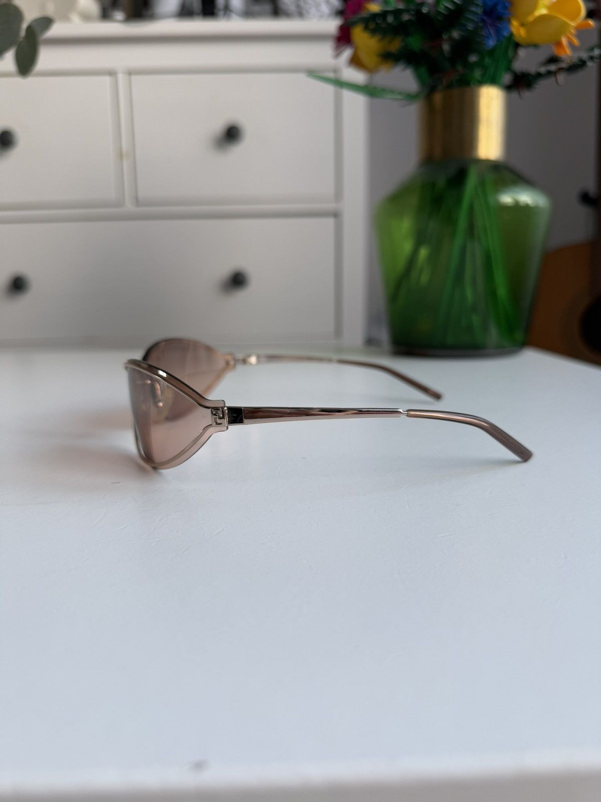 Fendi × Vintage Vintage y2k Fendi rose gold rimless sunglasses avantgarde Size ONE SIZE - 4 Thumbnail