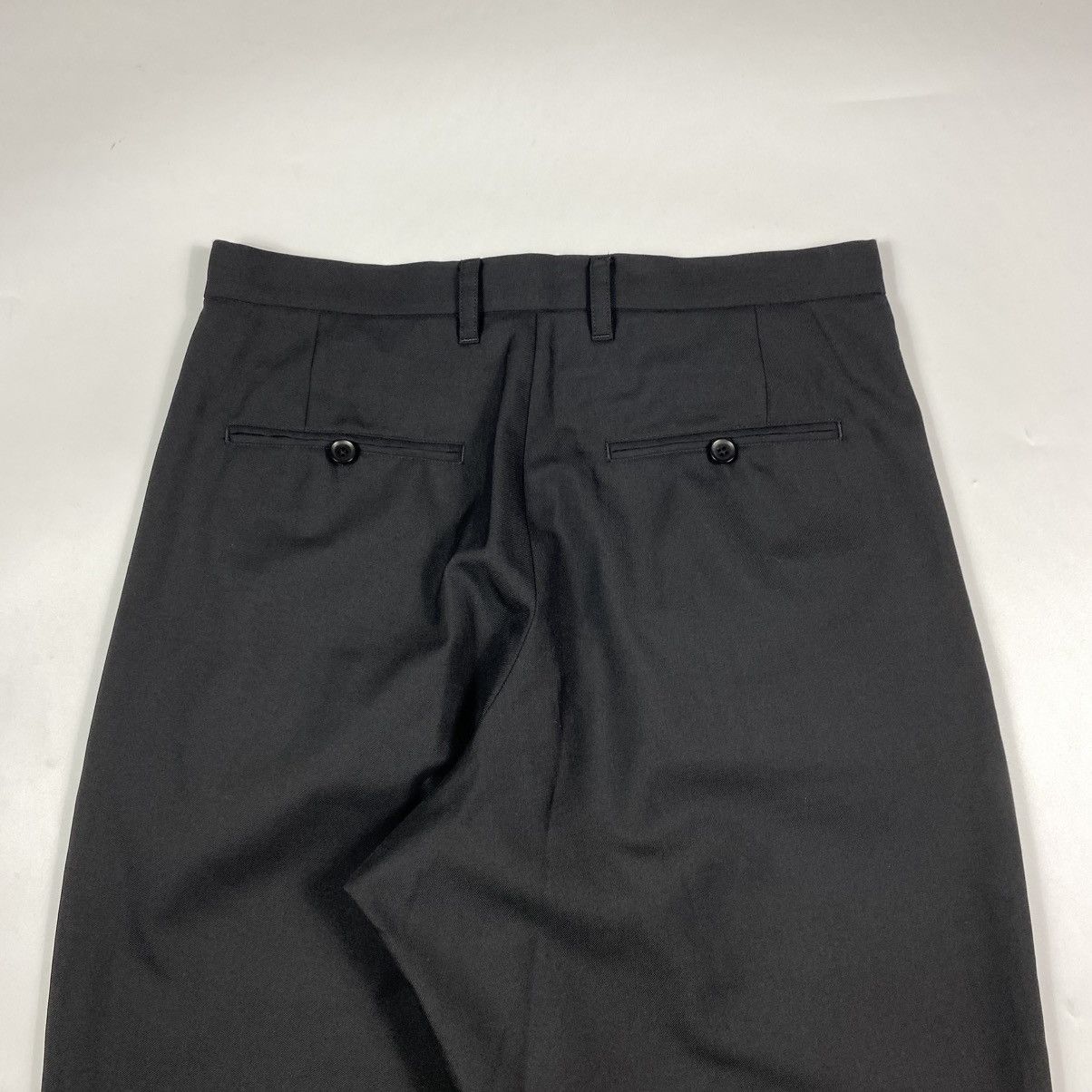 Ground Y Ground Y - Yohji Yamamoto - Pleated Gabardine Hem Zip Pants Size US 32 / EU 48 - 4 Thumbnail