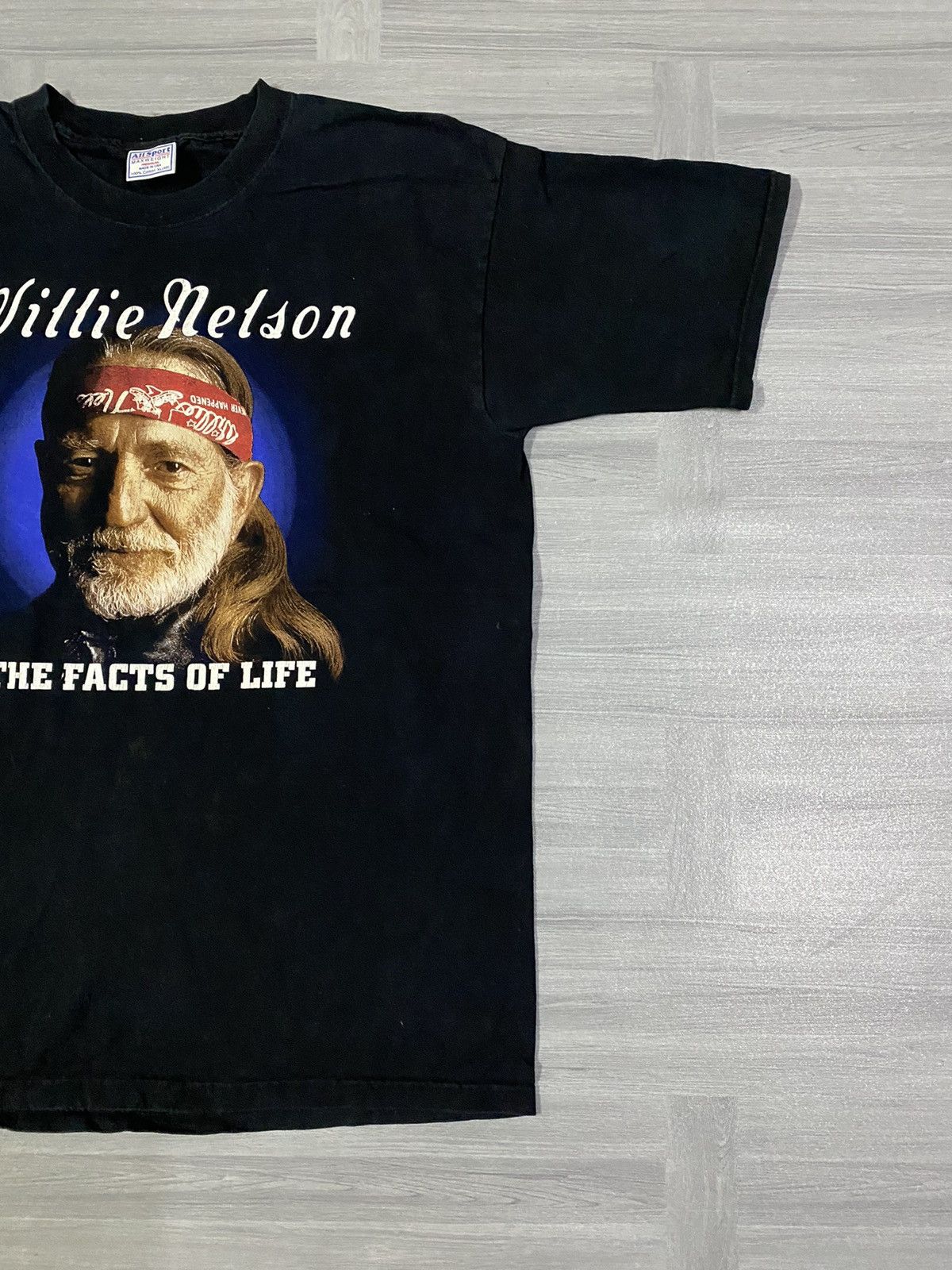 Band Tees Vintage Willie Nelson - The Facts of Life Book Promo Tour Size US XL / EU 56 / 4 - 4 Thumbnail
