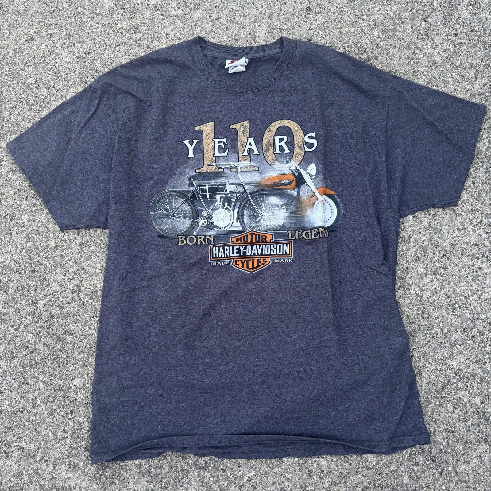 Harley Davidson Harley-Davidson 110 Years Vintage T-Shirt - XL Size US XL / EU 56 / 4 - 1 Thumbnail