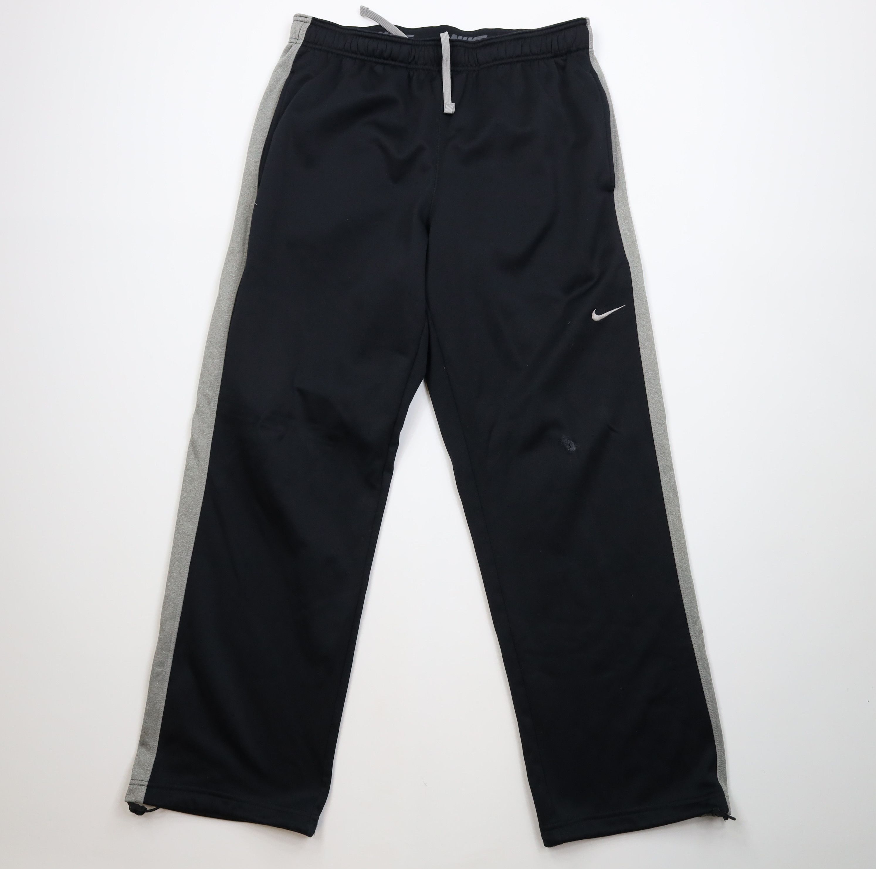 Nike Vintage Y2K Nike Therma Fit Mini Swoosh Wide Leg Sweatpants Size US 38 / EU 54 - 1 Thumbnail