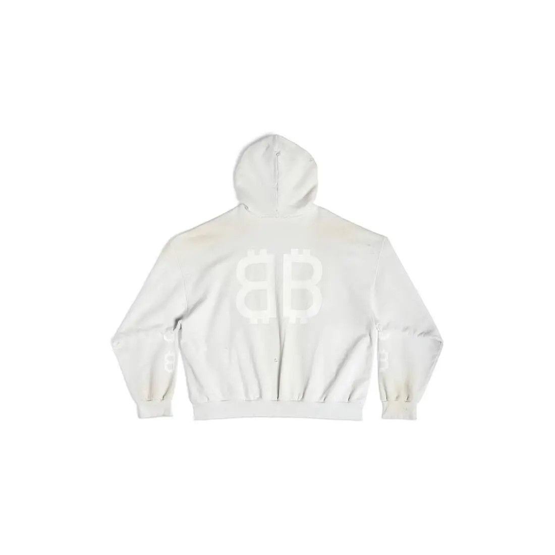 Balenciaga o1tr1nto1025 Dup / Crypto Hoodie Medium Fit in White Size US XL / EU 56 / 4 - 2 Thumbnail