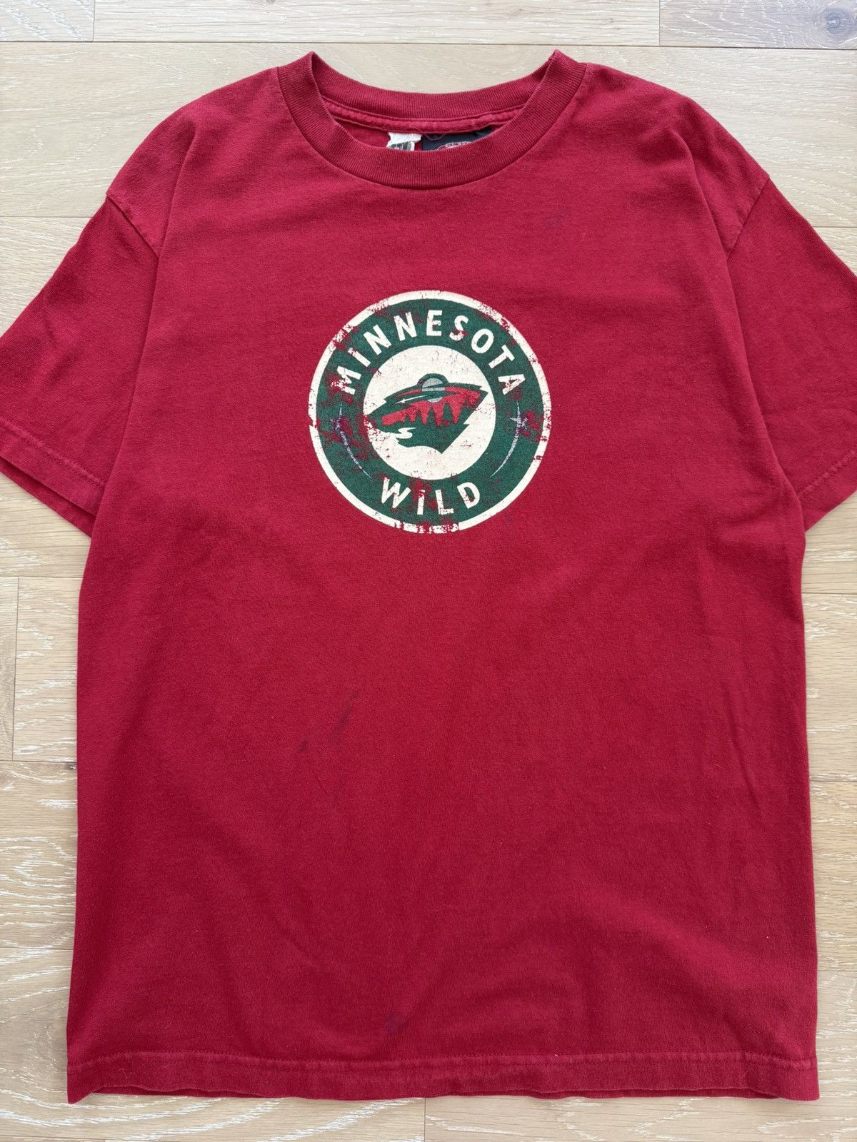 NHL Vintage Minnesota Wild Logo #24 Boogard Shirt Size US M / EU 48-50 / 2 - 1 Thumbnail