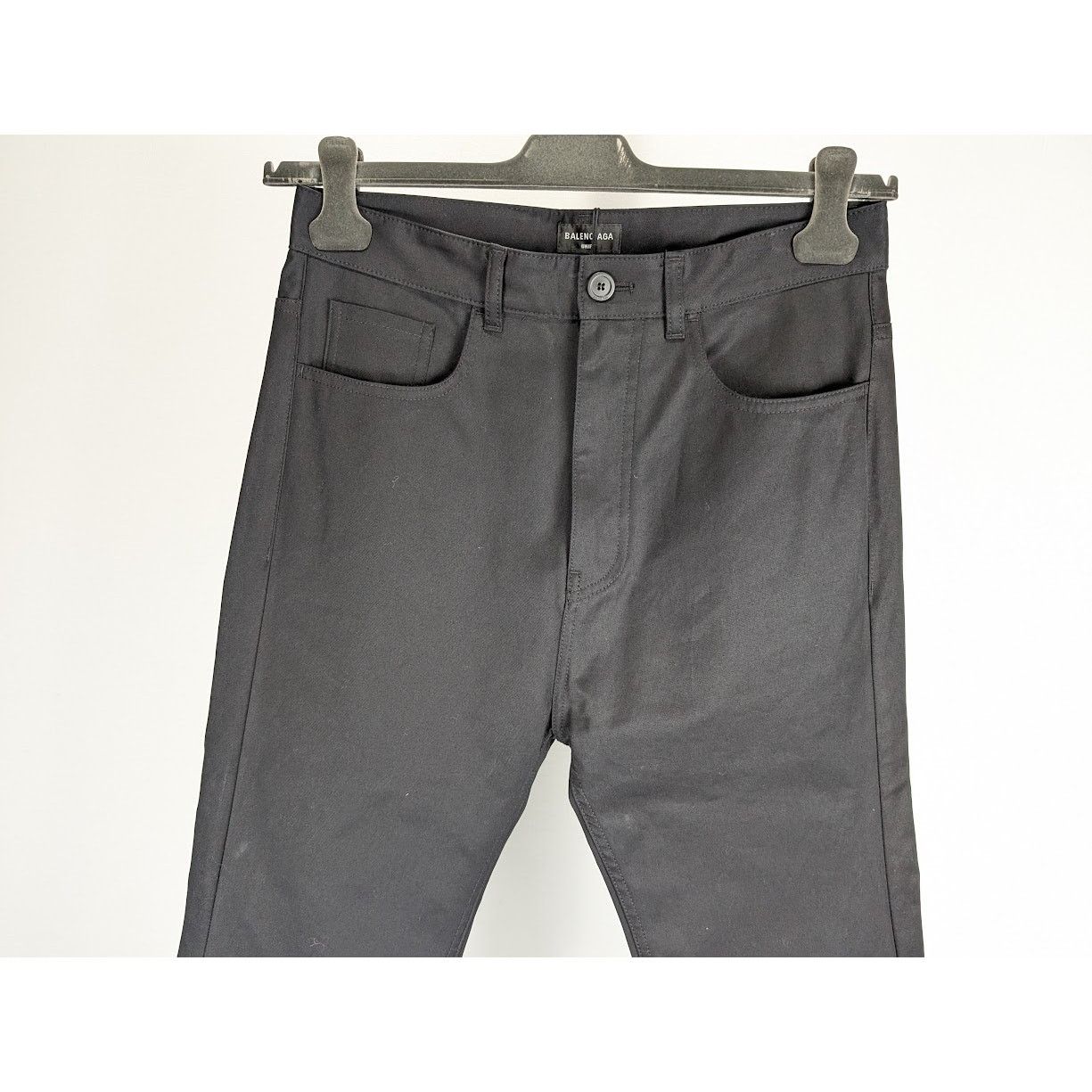 Balenciaga o1rshd1 Denim Jeans in Black Size US 26 / EU 42 - 10 Thumbnail
