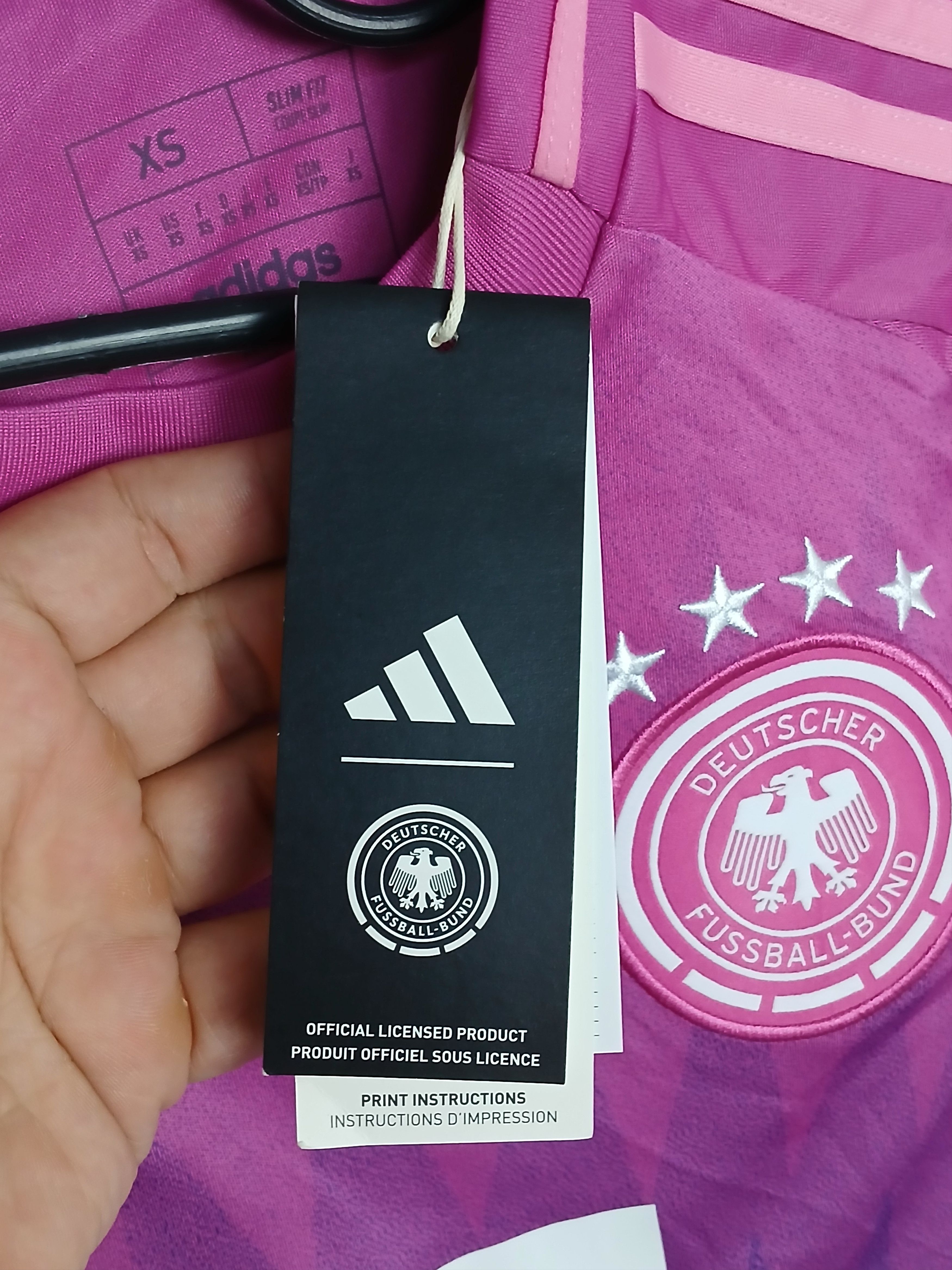 Adidas Germany 2024 Away Wirtz Football Jersey T-Shirt Size US XS / EU 42 / 0 - 9 Thumbnail