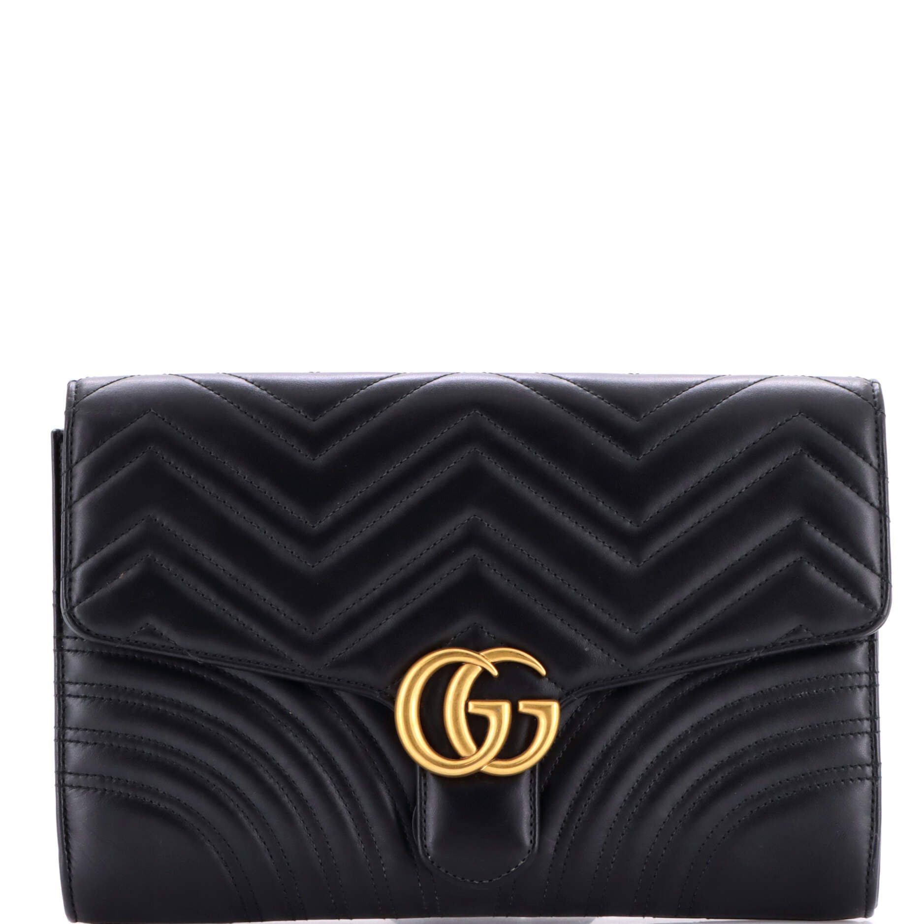 Gucci GG Marmont Flap Clutch Size ONE SIZE - 1 Thumbnail