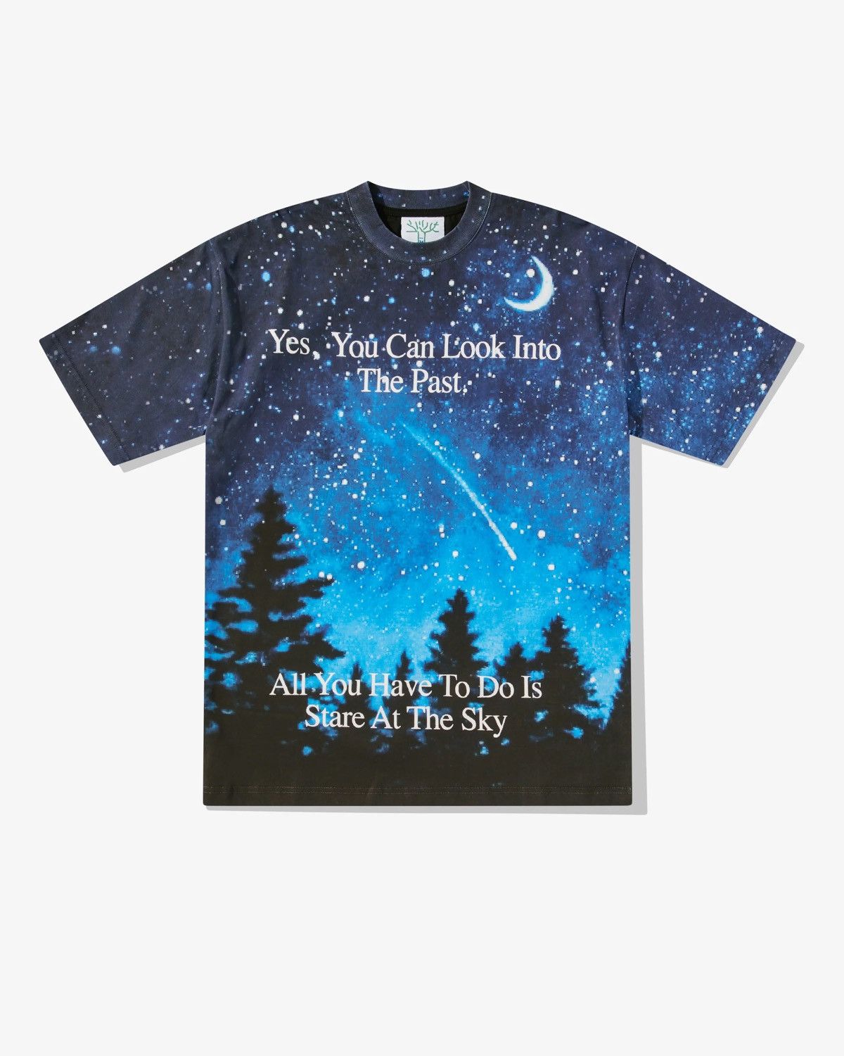 Online Ceramics 2024 ONLINE CERAMICS STARE AT THE STARS BLACK T-SHIRT (S) Size US S / EU 44-46 / 1 - 1 Thumbnail