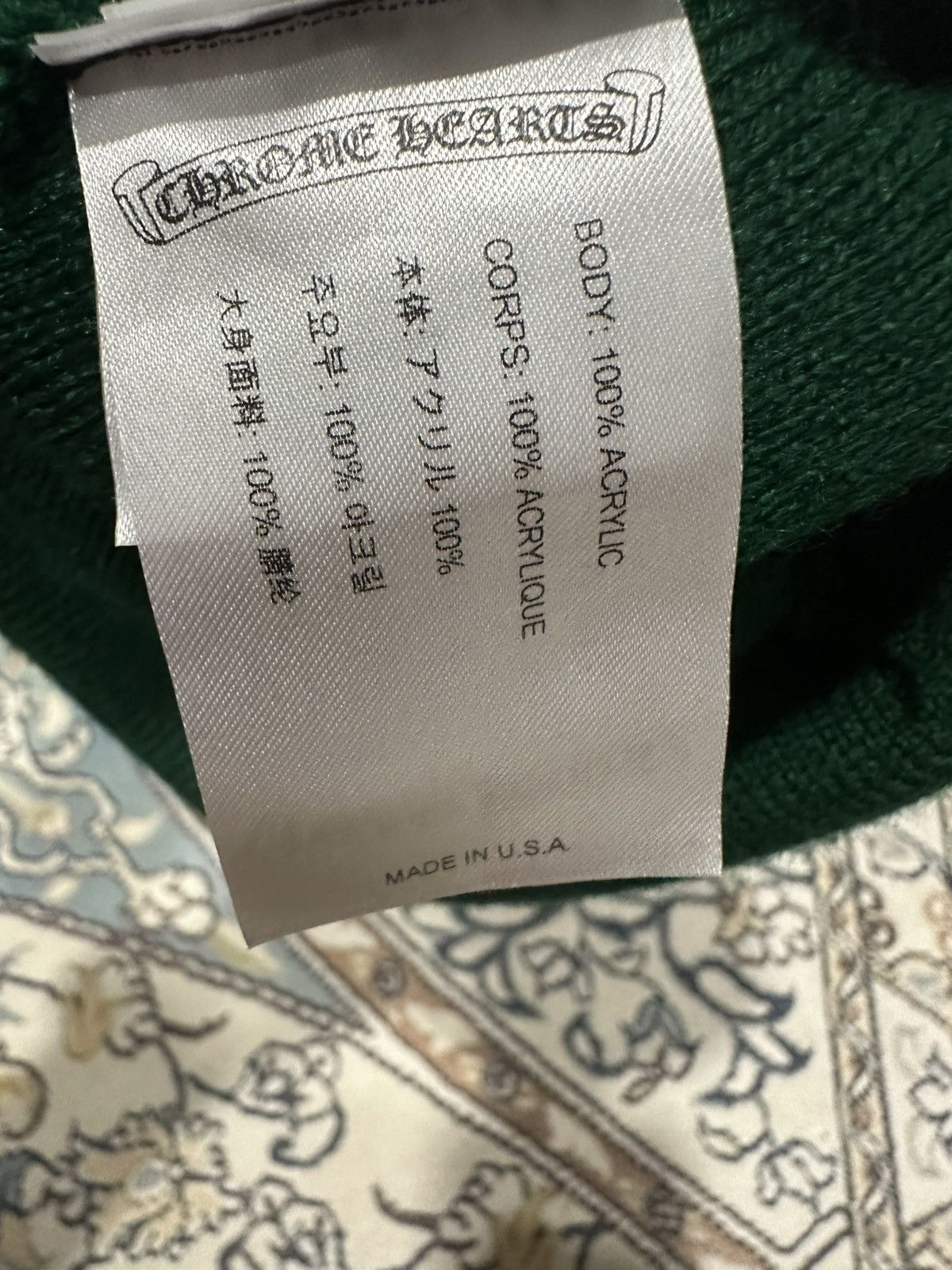 Chrome Hearts Chrome Hearts Matty Boy Beanie Size ONE SIZE - 5 Thumbnail