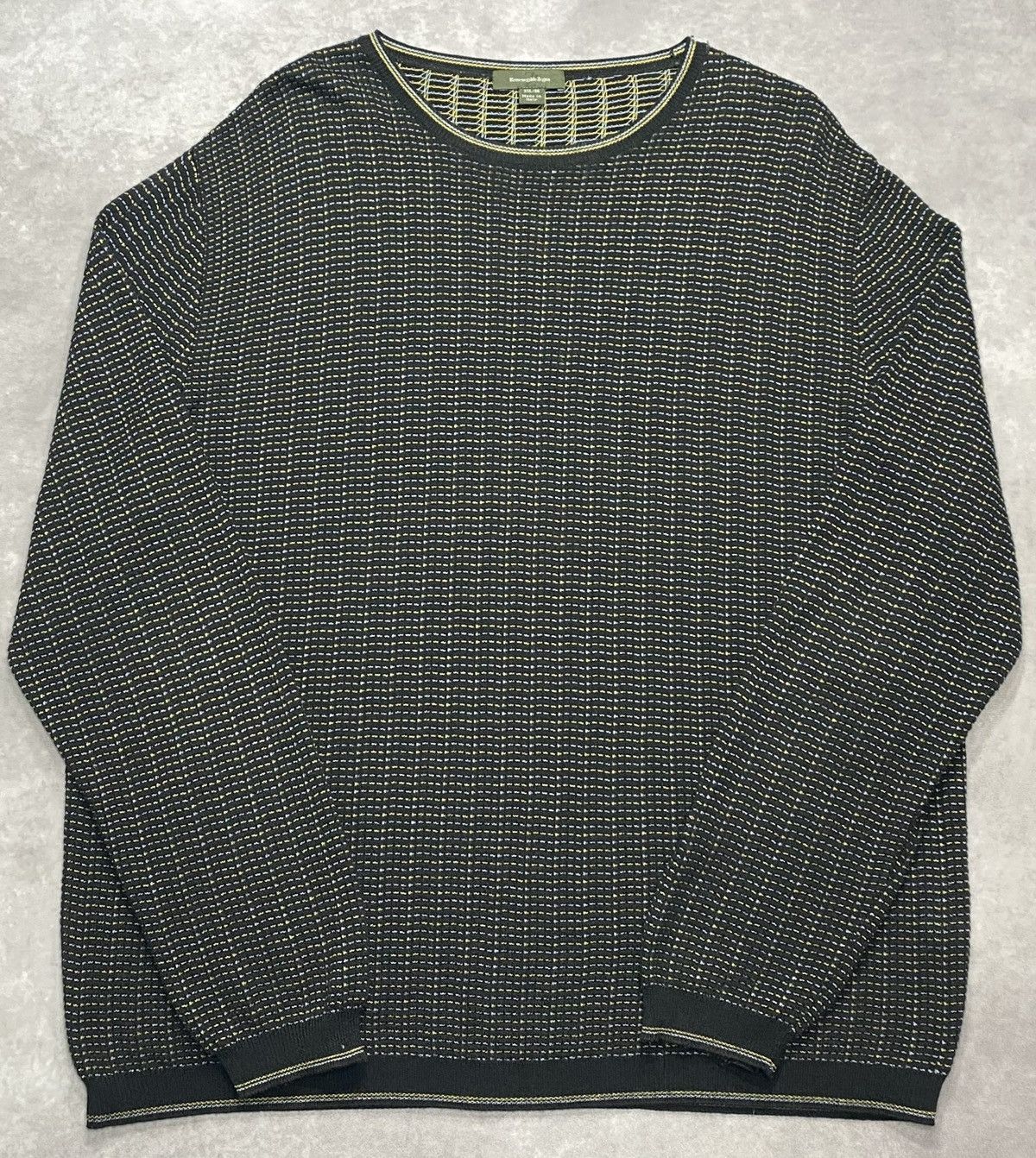 Ermenegildo Zegna 90’s Vintage Ermenegildo Zenga Cotton Sweater Size US XXL / EU 58 / 5 - 1 Thumbnail