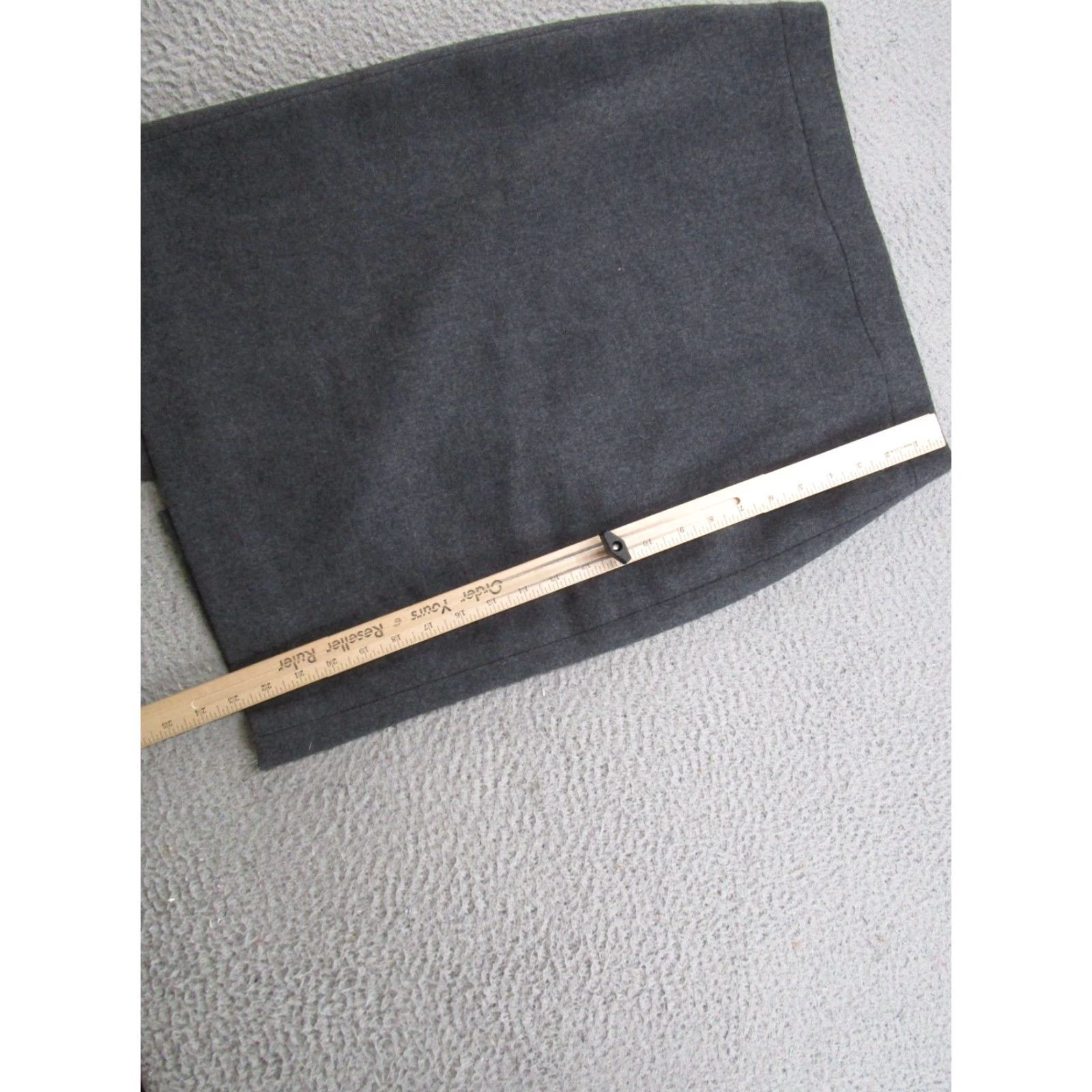 J.Crew J.Crew Skirt Pencil Womens 6 Black Lined Wool Blend Classic Work Office Knee Length Zip Slit All Seasons Career Minimalist Secretary Womens Size 28" / US 6 / IT 42 - 5 Thumbnail