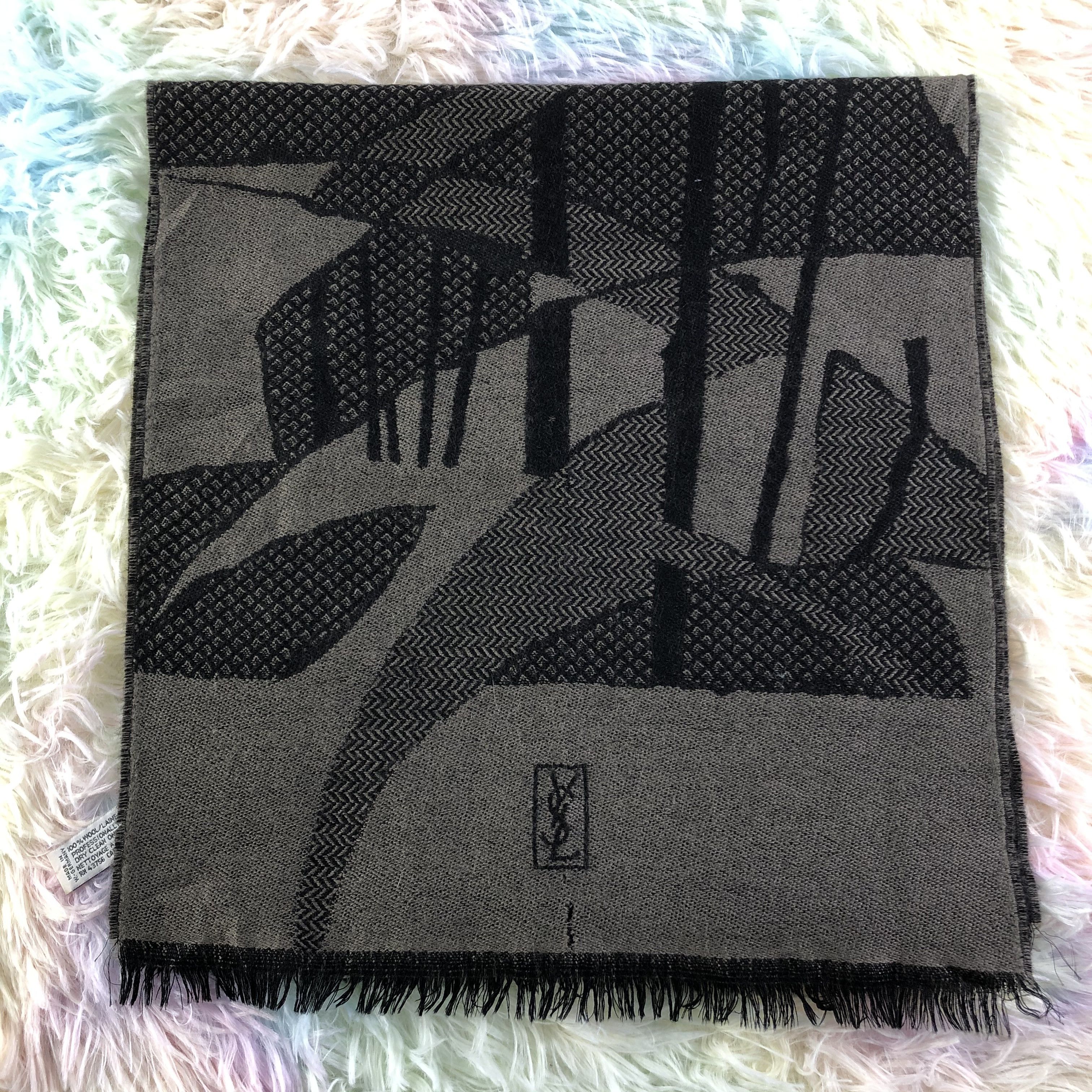 Vintage × Yves Saint Laurent Yves Saint Laurent Scarf / Muffler / Neckwear - KM401 Size ONE SIZE - 2 Thumbnail