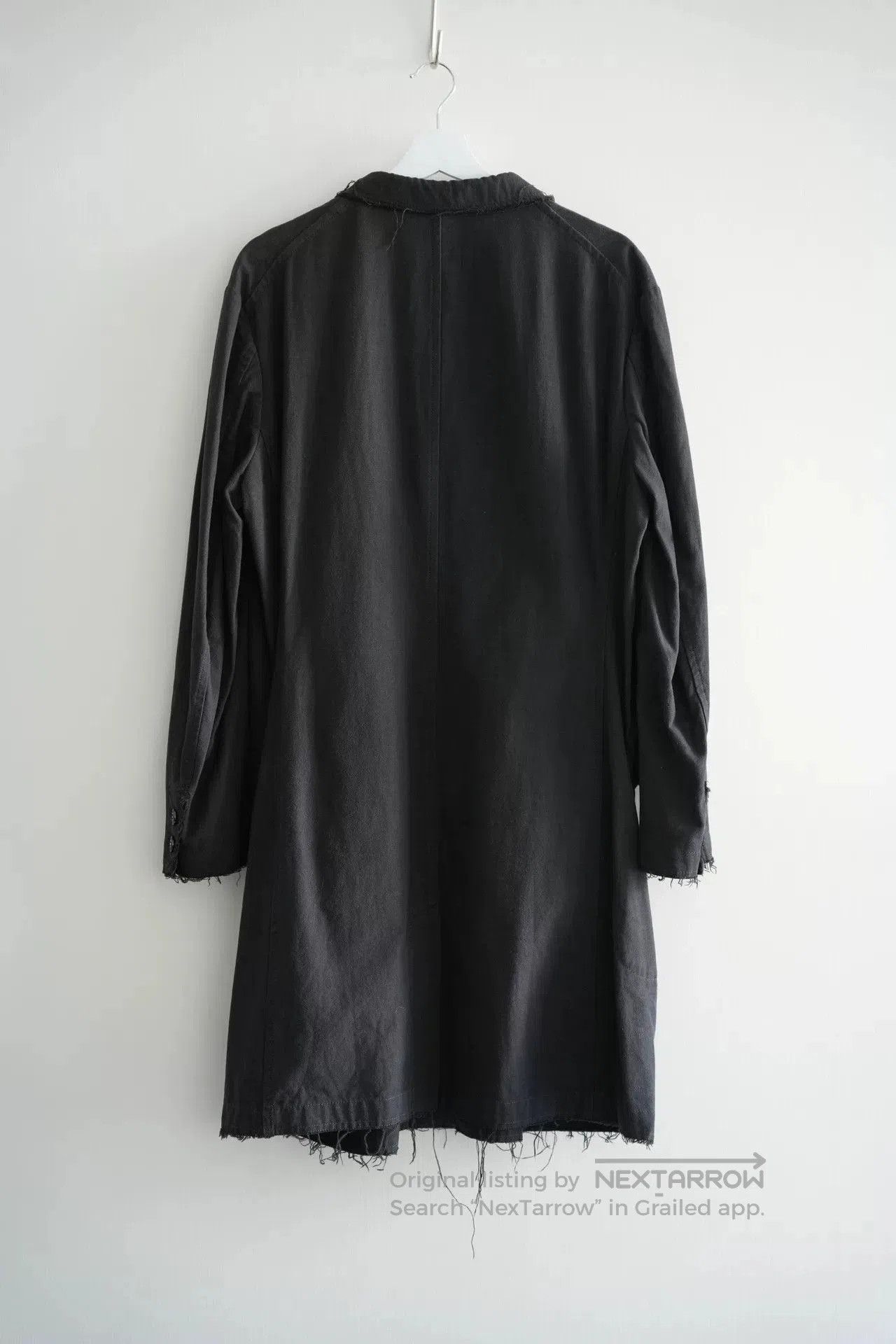 Yohji Yamamoto Yohji Yamamoto Black Distressed Coat. Size US S / EU 44-46 / 1 - 2 Thumbnail