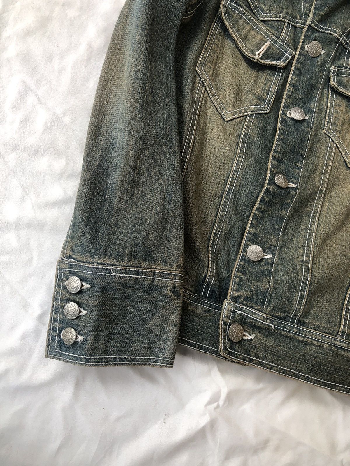 Japanese Brand Mud Wash Studded Jacket Number Nine Style Size US S / EU 44-46 / 1 - 7 Thumbnail