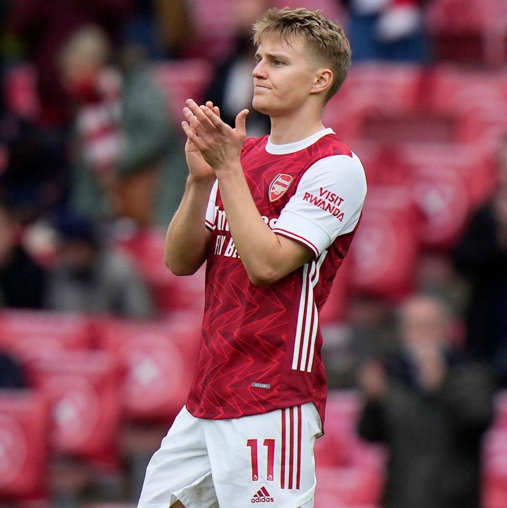 Adidas Arsenal 2020-2021 Home Jersey Odegaard 11 Size US M / EU 48-50 / 2 - 12 Thumbnail