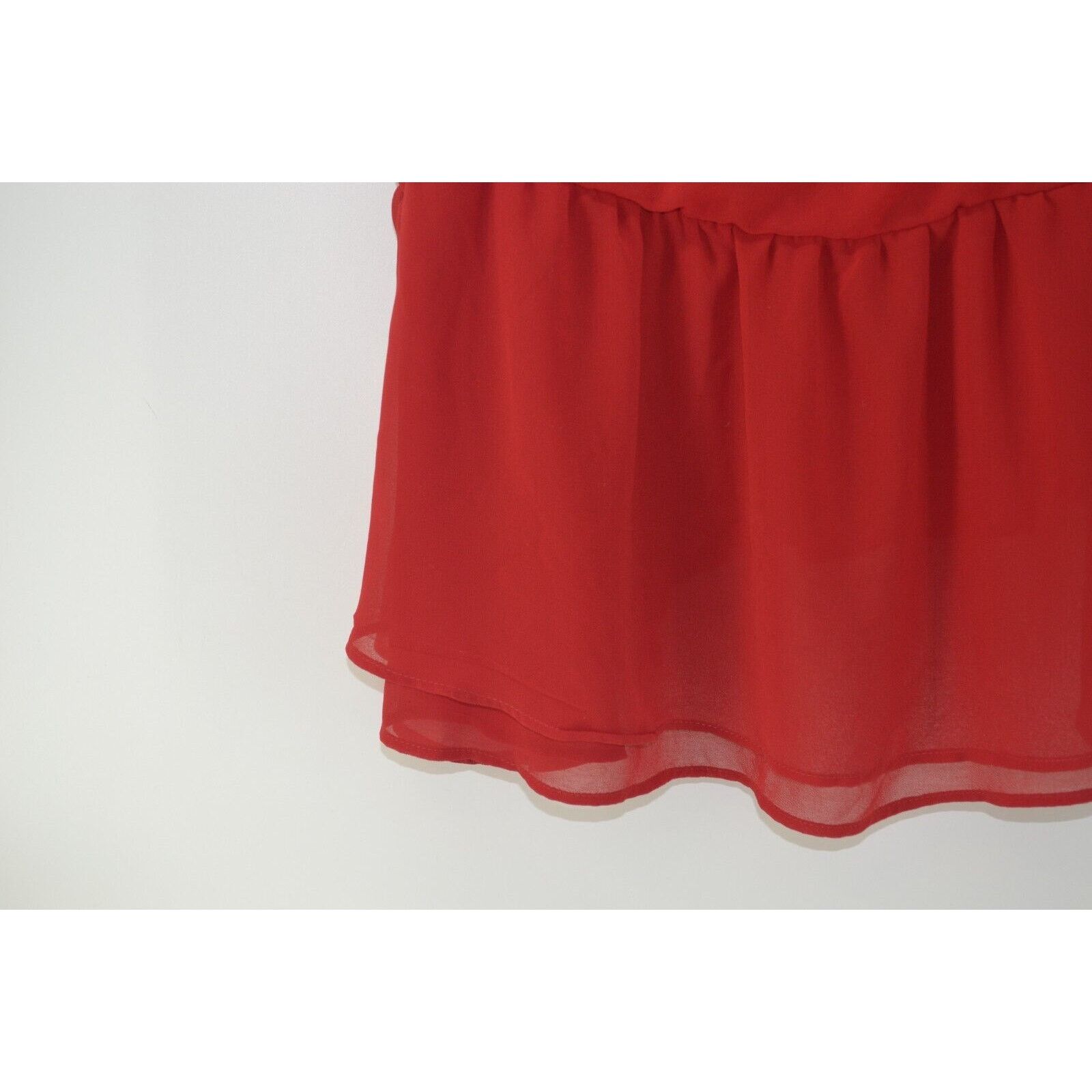 Other Torrid Women's Red Valentines Spaghetti Strap Tiered Ruffled Size 4XL / US 24-26 - 8 Thumbnail