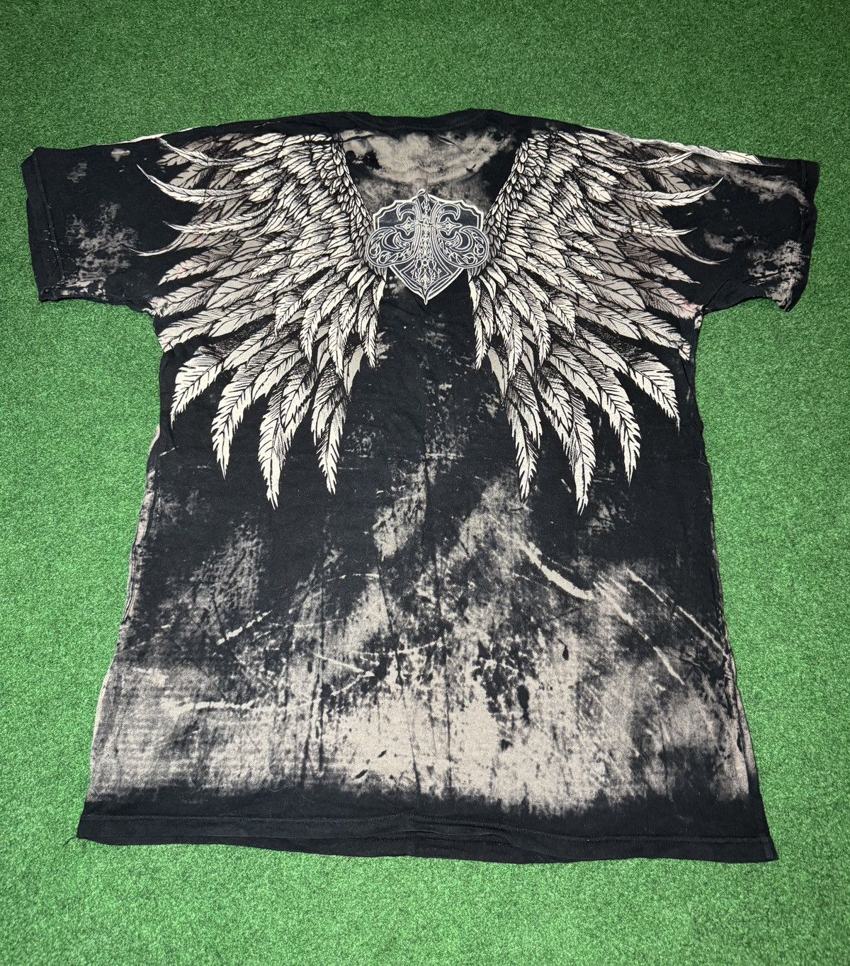 Affliction Y2K Affliction Style Skull Gothic Biker Grunge T Shirt Size US XXL / EU 58 / 5 - 3 Thumbnail