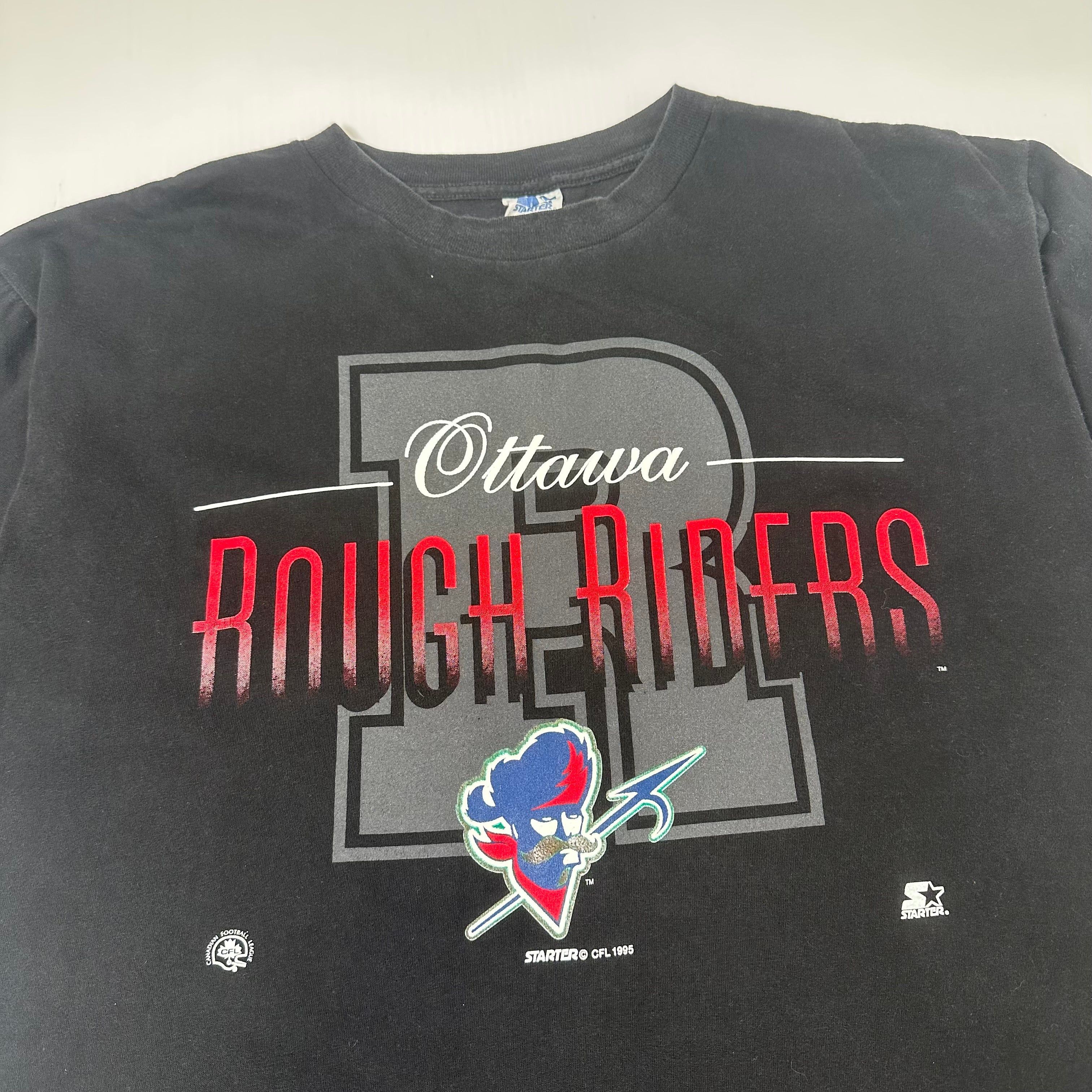 Starter 1995 Starter Ottawa Rough Riders CFL Tee L Size US L / EU 52-54 / 3 - 2 Thumbnail