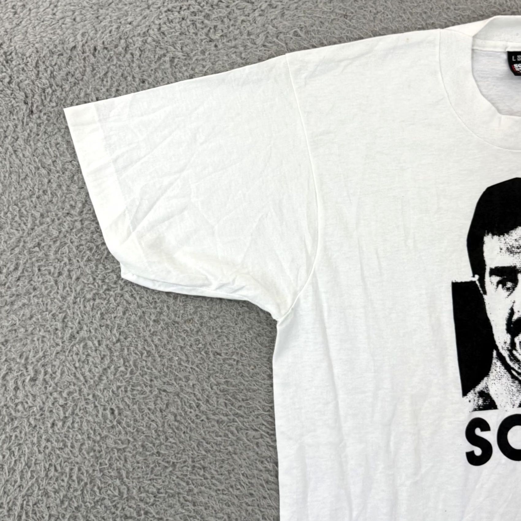 Vintage VINTAGE Saddam Hussein Shirt Mens Large White 90s Short Sleeve Iraq Desert Storm Shirt Mens Large White 90s Short Sleeve Iraq Desert Storm Size US L / EU 52-54 / 3 - 4 Thumbnail