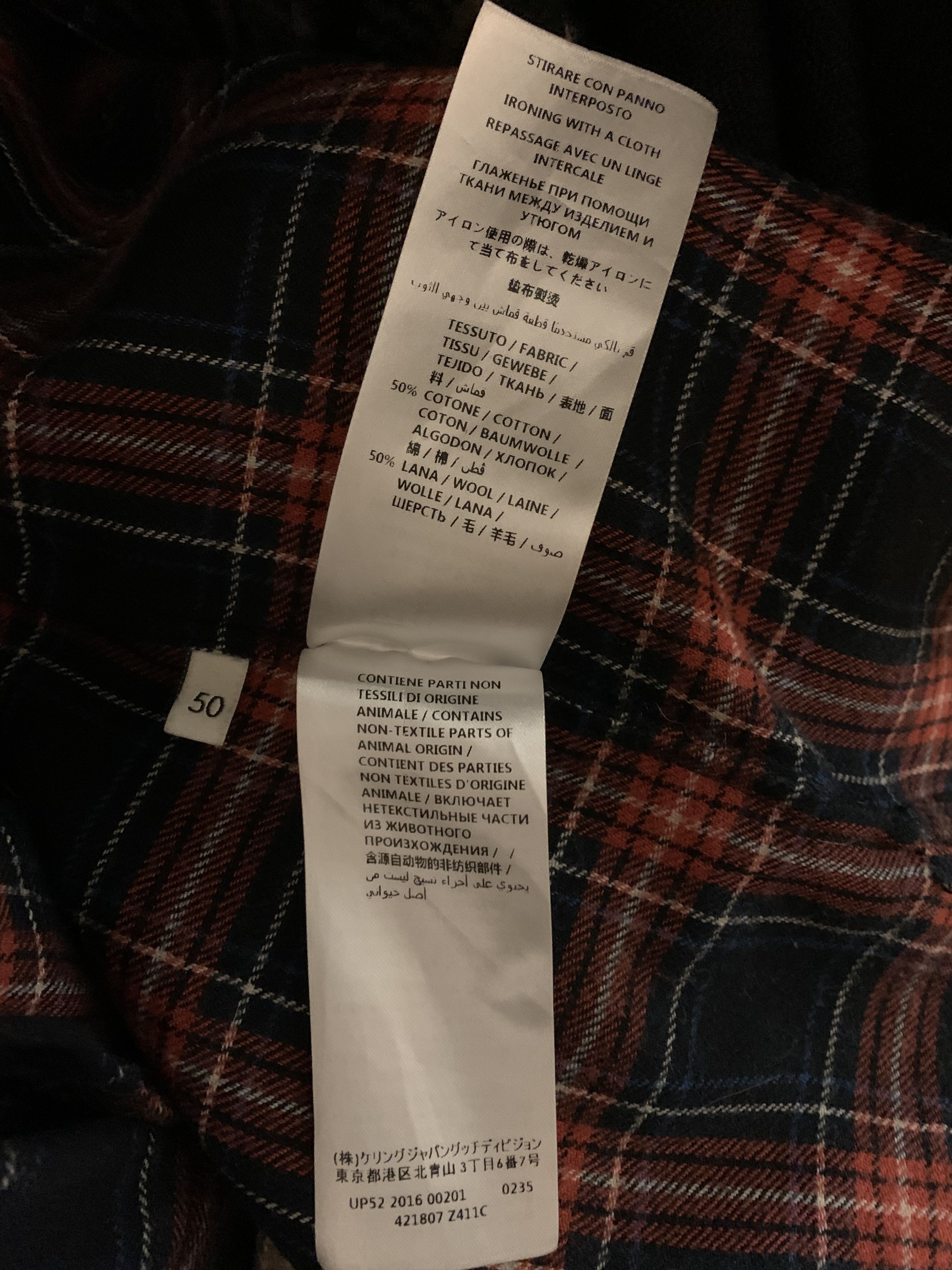 Gucci Plaid shirt with tie. Size US M / EU 48-50 / 2 - 8 Thumbnail