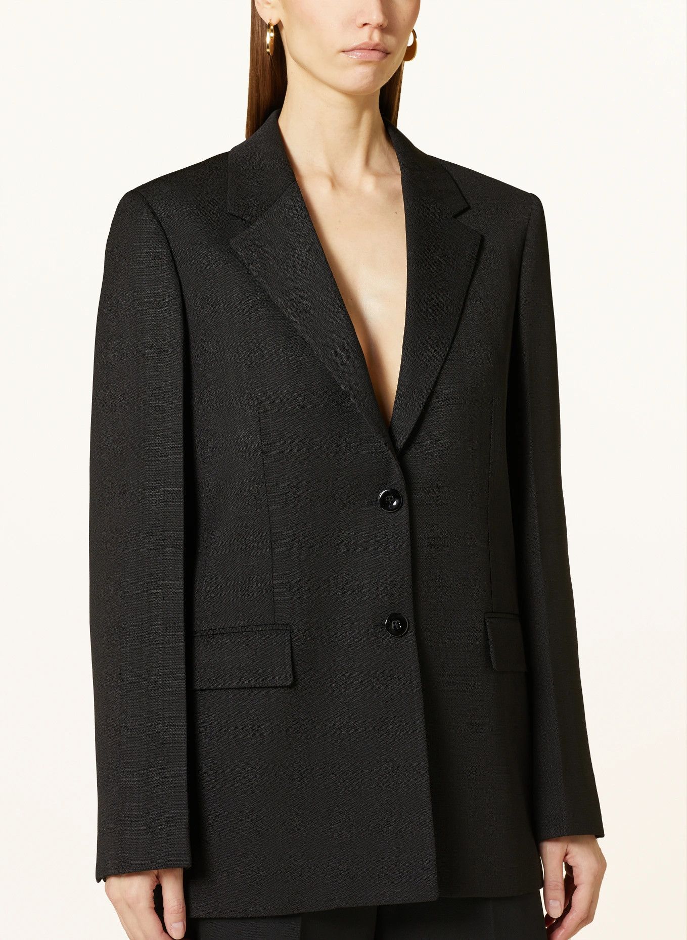 Jil Sander o1y0925 Blazer in Black Size S / US 4 / IT 40 - 4 Thumbnail