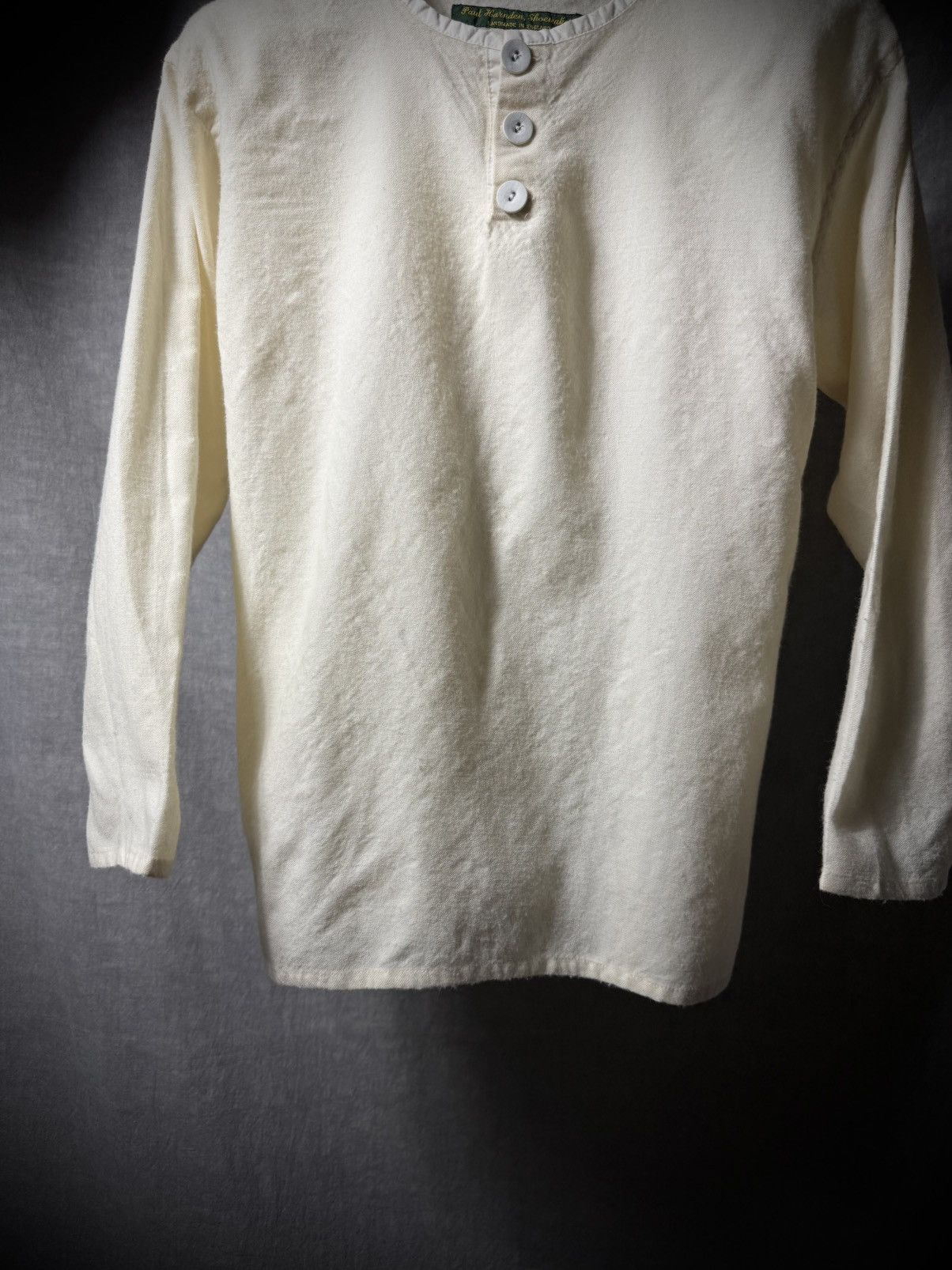 Paul Harnden Shoemakers Paul Harnden Shoemakers Wool Henley Neck Long Sleeve Size US M / EU 48-50 / 2 - 3 Thumbnail