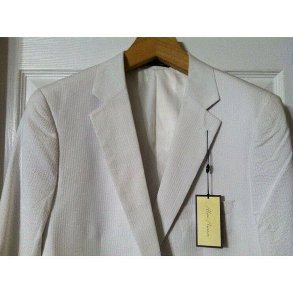 Alan Flusser ALAN FLUSSER MENS NEW 100%COTTON SPORT COAT JACKET BLAZER M Size US M / EU 48-50 / 2 - 2 Thumbnail