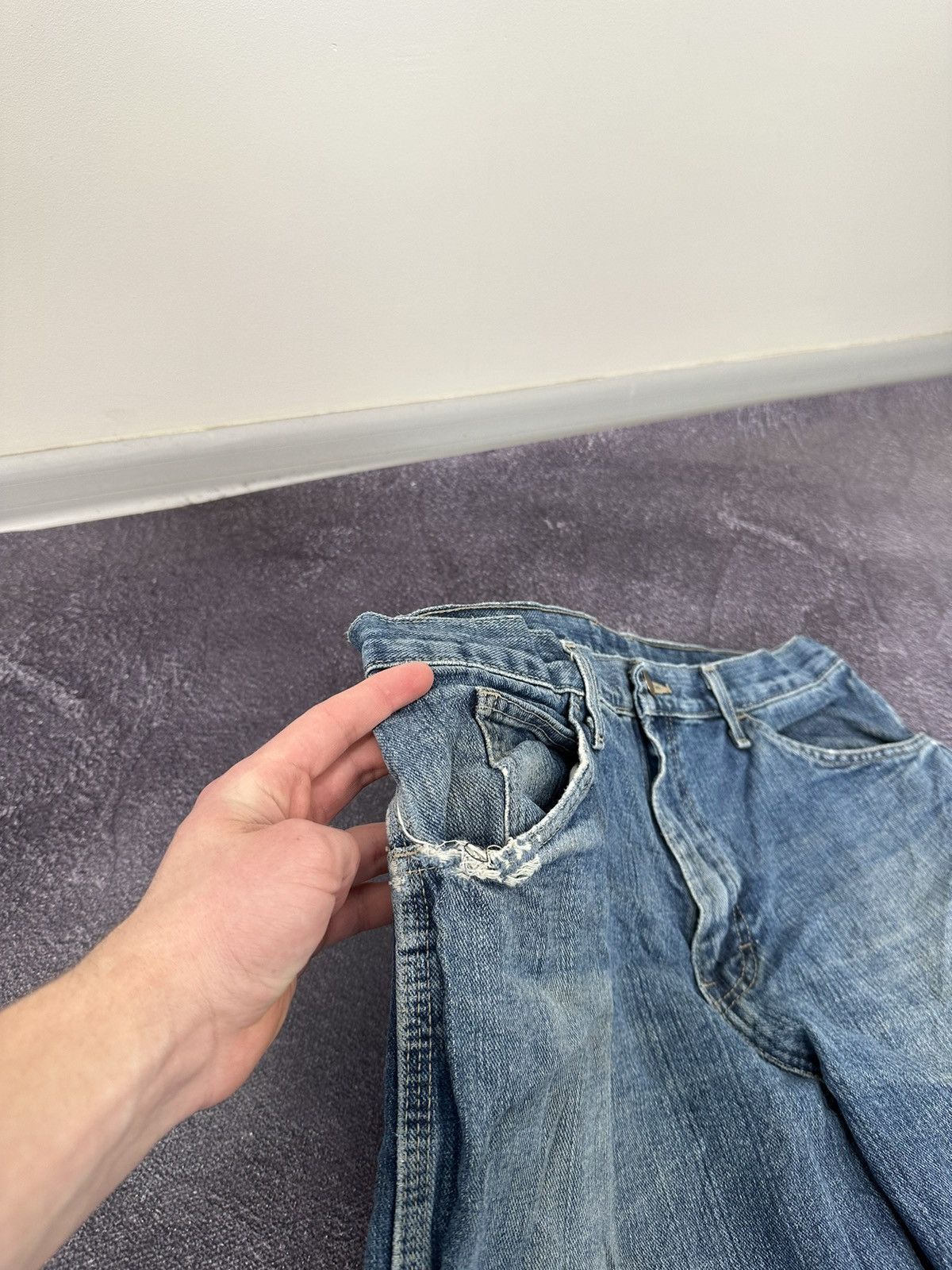 Dickies Vintage Dickies Distressed USA Baggy Cargo Carpenter Pants Size US 34 / EU 50 - 15 Thumbnail