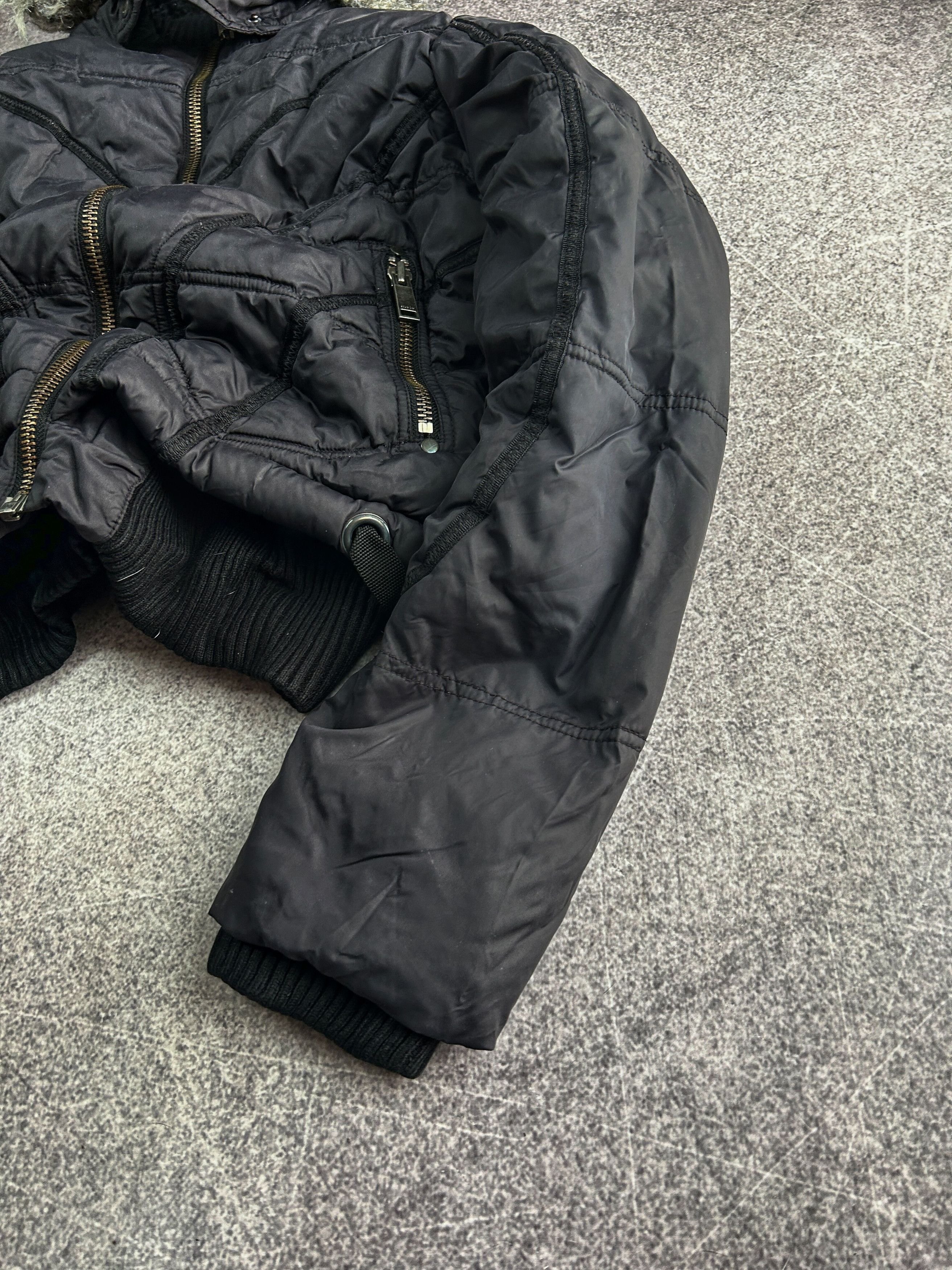 Vintage VTG Junya Watanabe Rick Owens Style Cargo Fur Jacket 90s Size US S / EU 44-46 / 1 - 6 Thumbnail