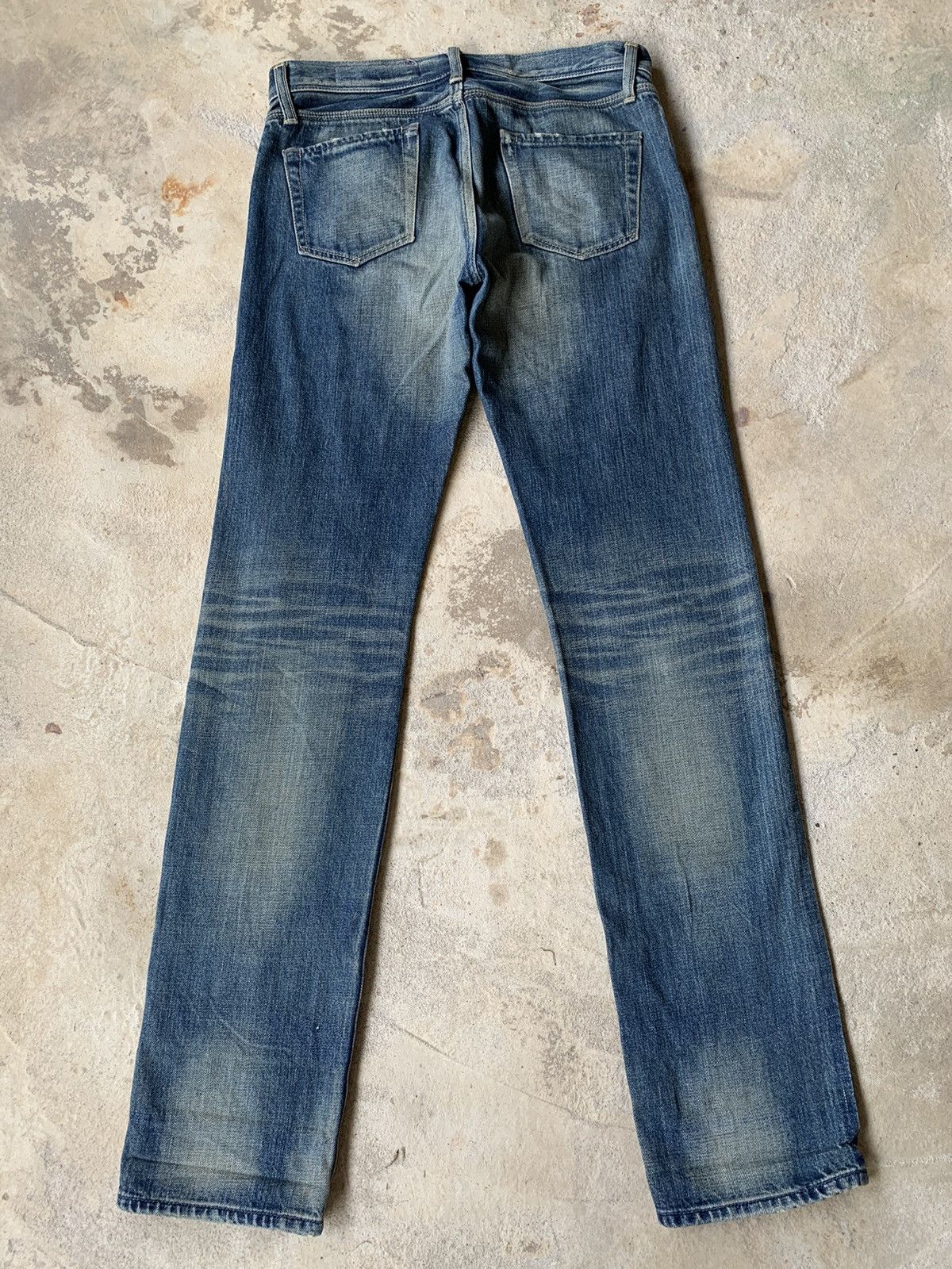 Japanese Brand Munich Hidden Gem Selvedge Distressed Denim Size US 30 / EU 46 - 2 Thumbnail
