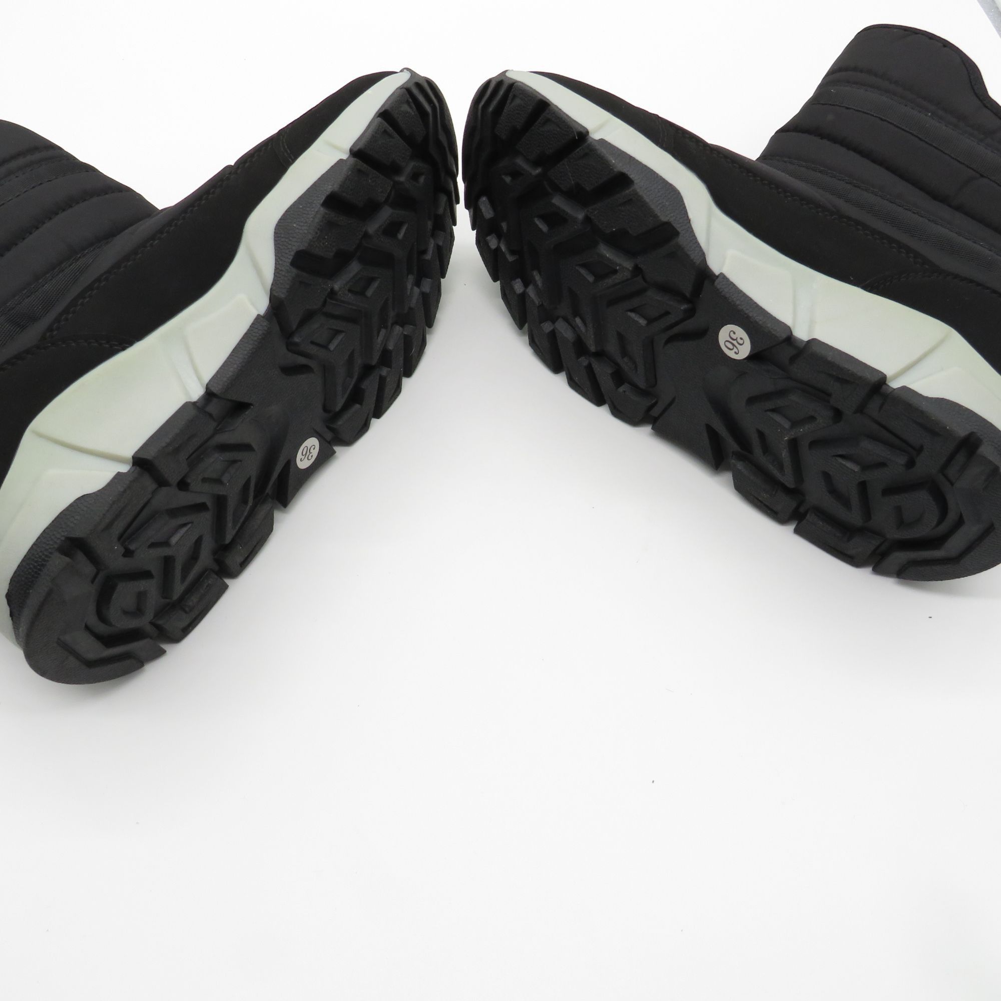Other Black Winter Snow Boots Dual Adjustable Buckles Insulated Li Size US 6 / IT 36 - 7 Thumbnail