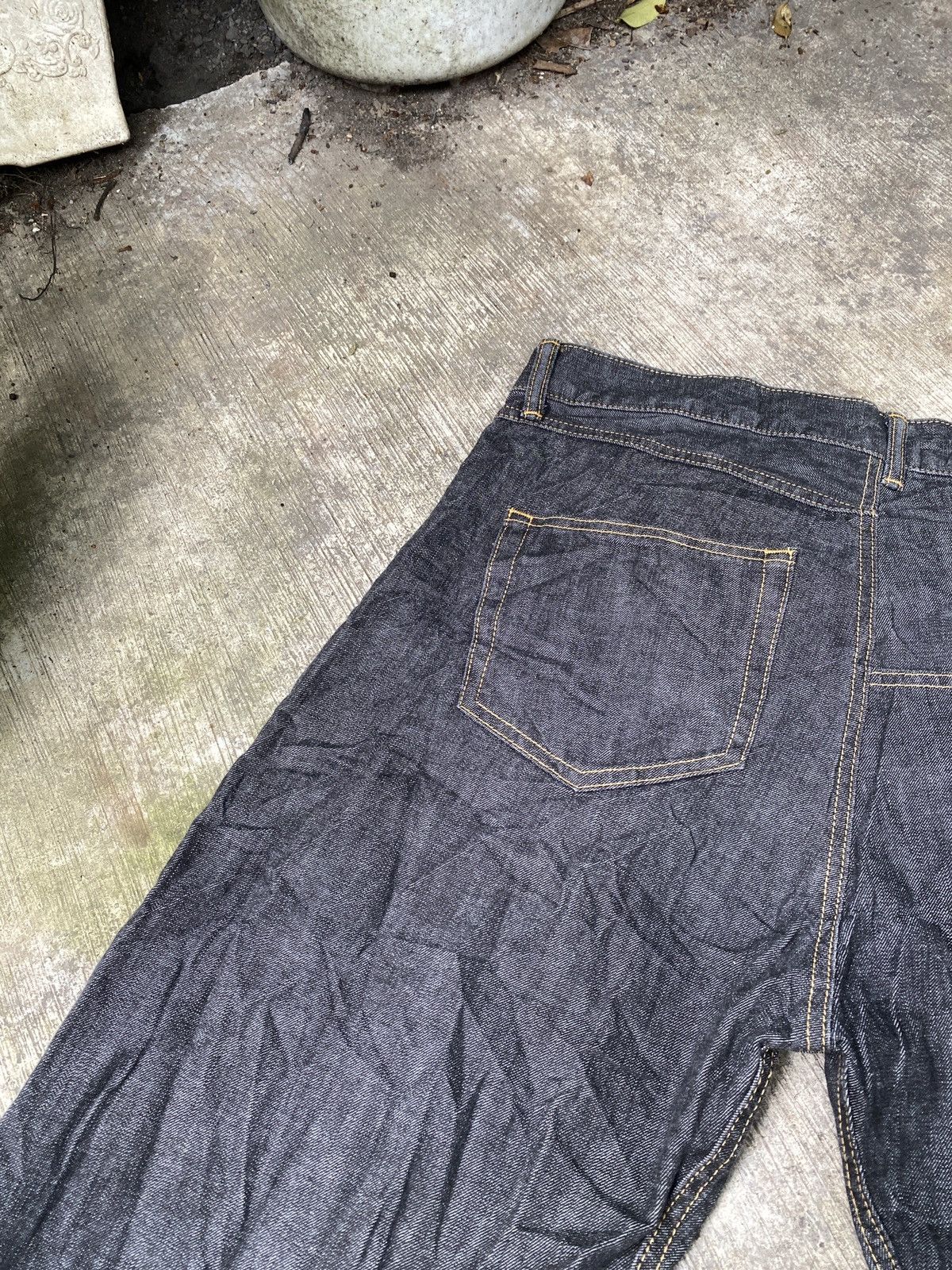 Yohji Yamamoto Yohji yamamoto 5 pocket baggy/wide denim jeans Size US 36 / EU 52 - 8 Thumbnail
