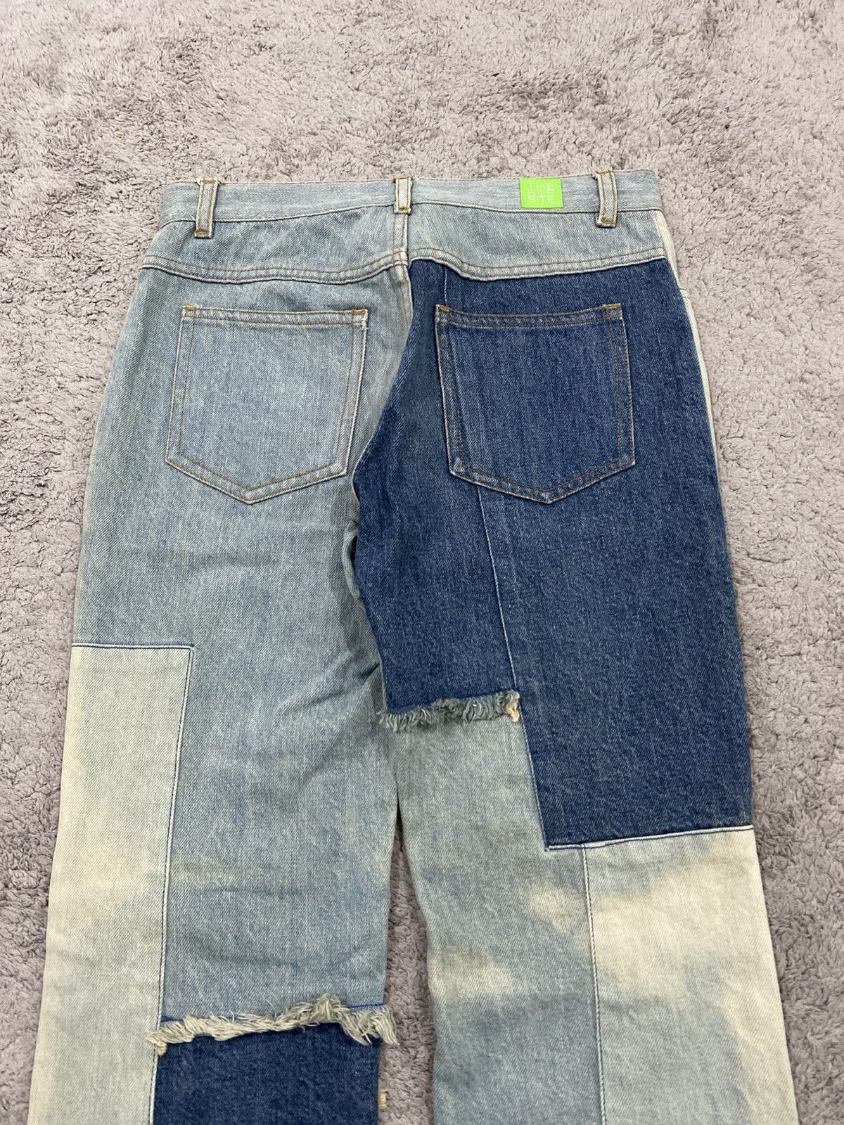 Kapital The Hipsite Patcwork Distressed Flare Denim Kapital Hysteric Size US 28 / EU 44 - 11 Thumbnail