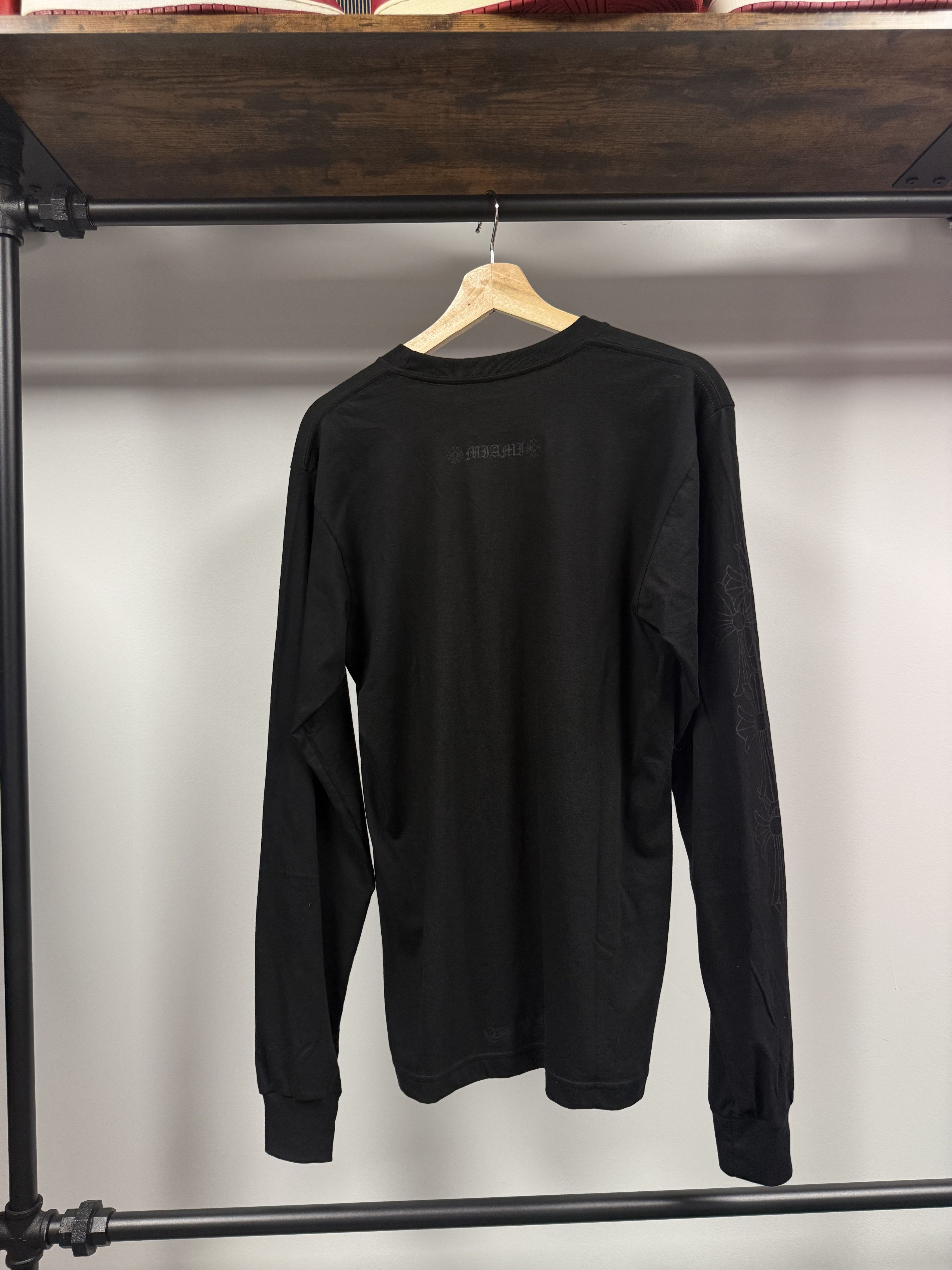 Chrome Hearts Chrome Hearts "Miami" Crosses Black on Black L/S -M Size US M / EU 48-50 / 2 - 4 Thumbnail