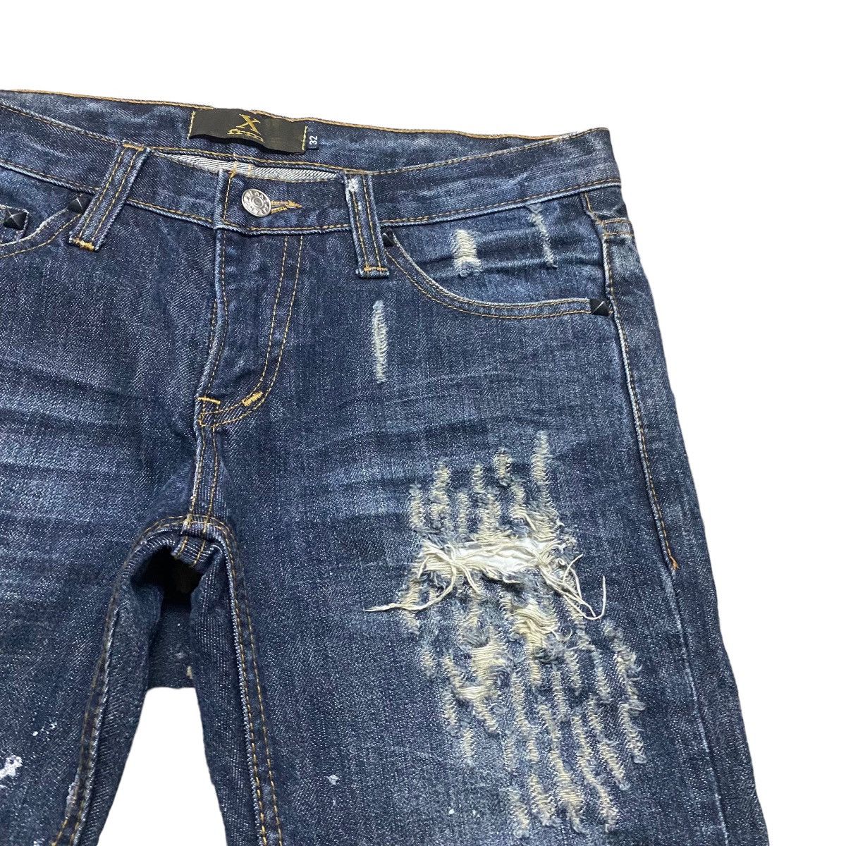 Le Grande Bleu (L.G.B.) Xfrm Clawmark Denim Flare Jeans Size US 32 / EU 48 - 5 Thumbnail