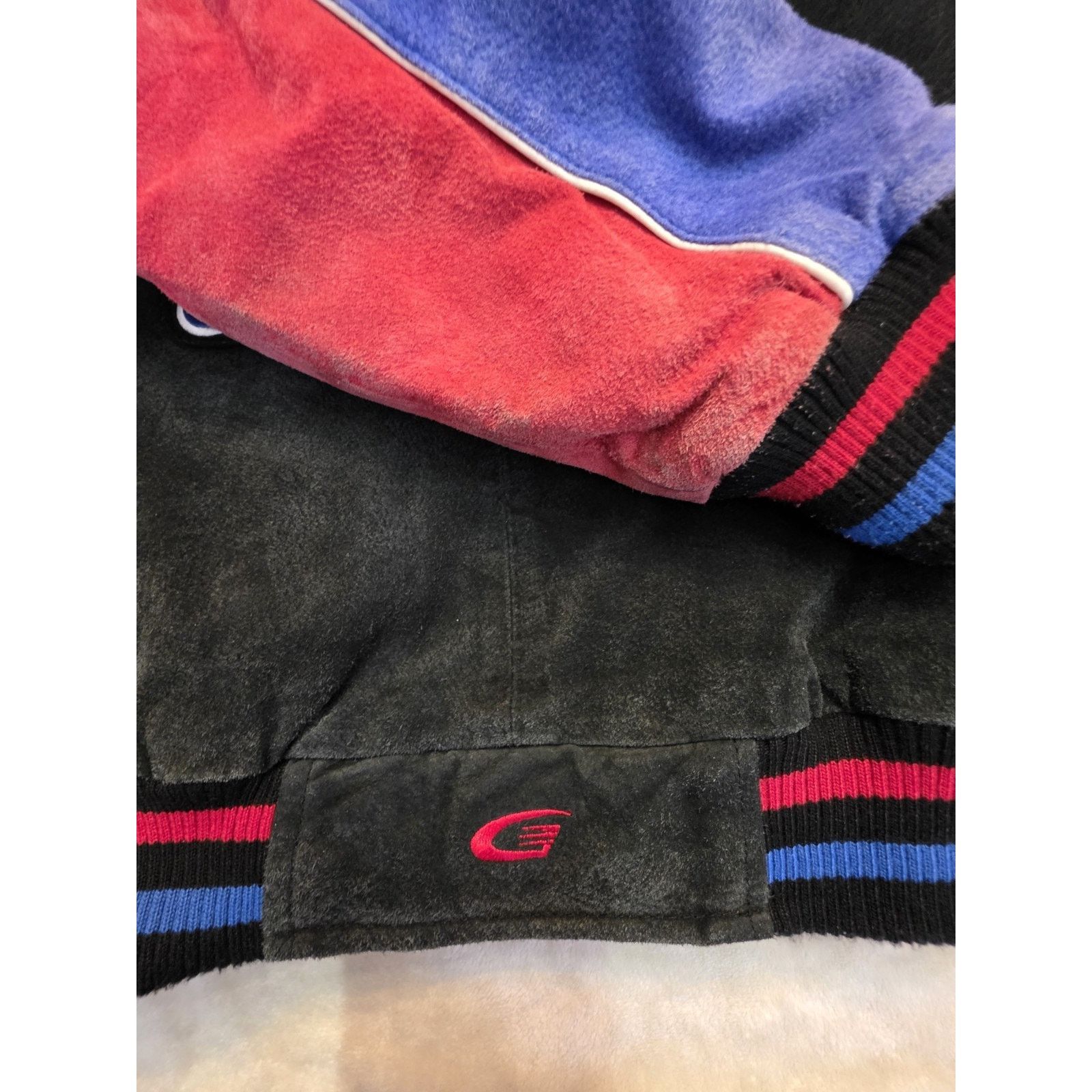 G-III Kansas Jayhawks G-III brand Men's Blk Suede Size Xl Varsity Size US XL / EU 56 / 4 - 5 Thumbnail