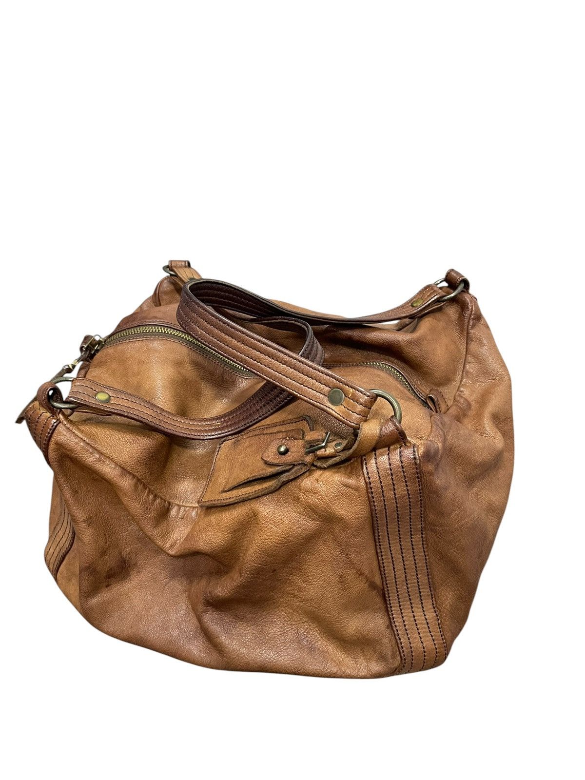 Julius Full Leather Christian Peau Tote Bag prada julius dior 1🟩3 Size ONE SIZE - 9 Thumbnail