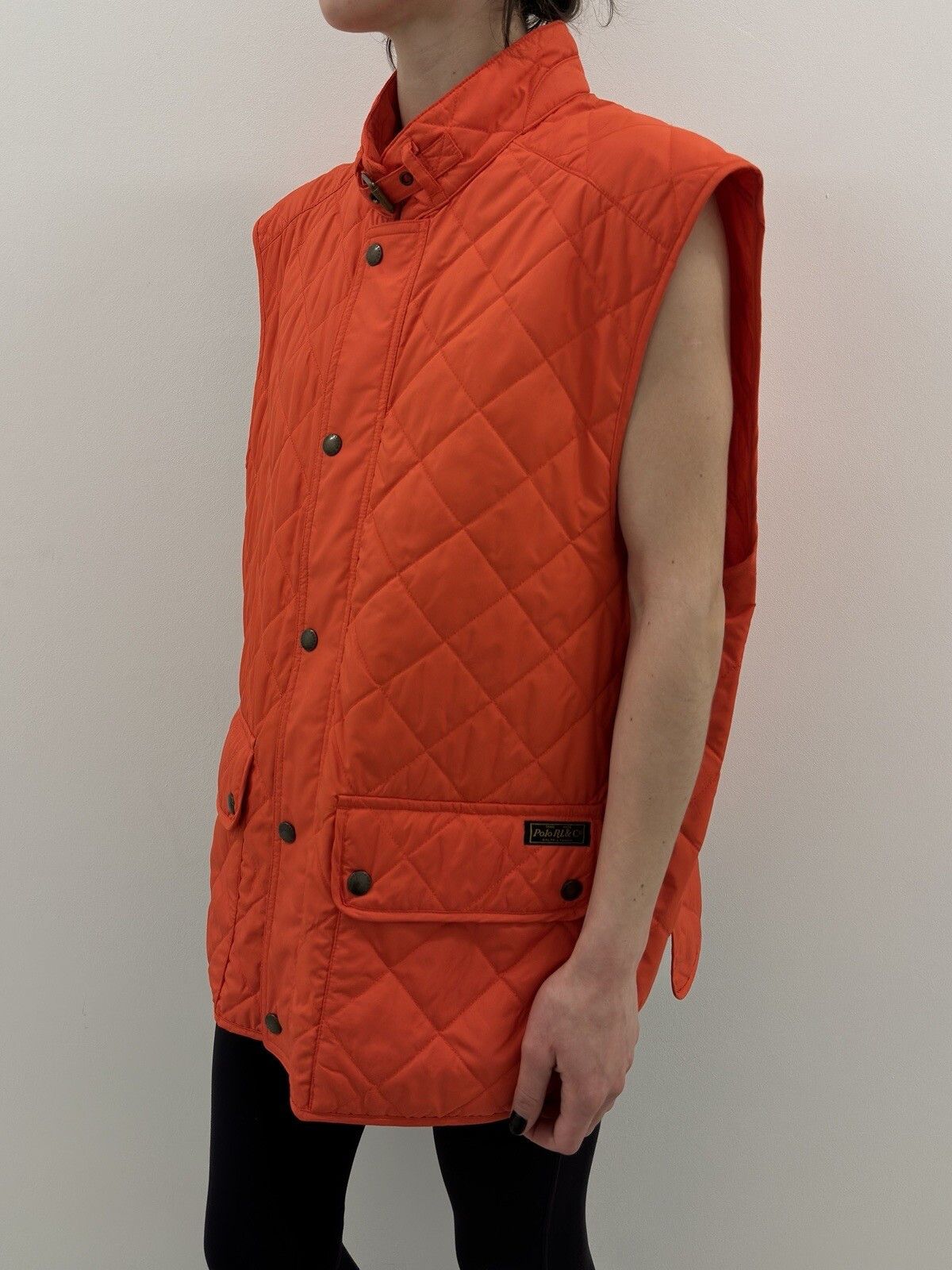 Polo Ralph Lauren Polo Ralph Lauren Gilet Orange Quilted Lightweight Snap Size US XL / EU 56 / 4 - 3 Thumbnail