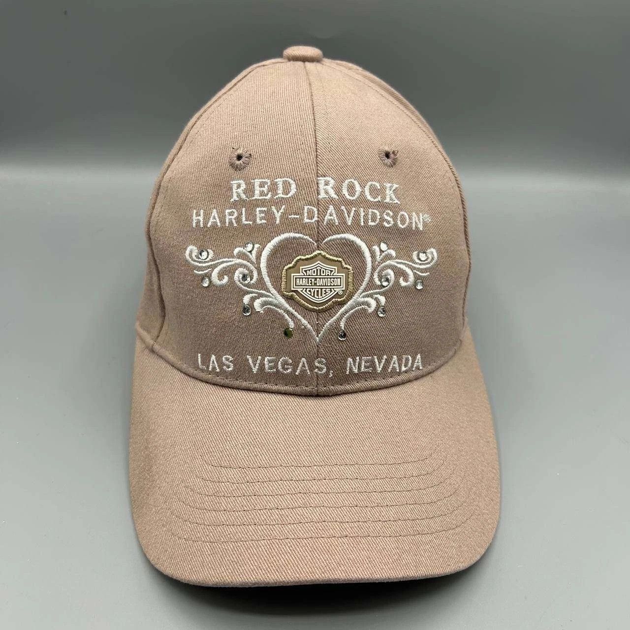 Harley Davidson Harley Davidson Motorcycles Embroidered Strap Back Cotton Size ONE SIZE - 1 Thumbnail