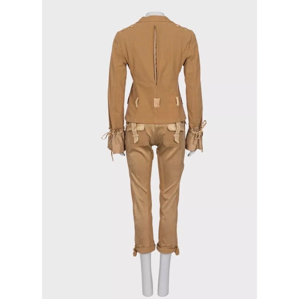 Roberto Cavalli Roberto Cavalli Animal Print Cotton Suit Cropped Pants M Size M / US 6-8 / IT 42-44 - 3 Thumbnail