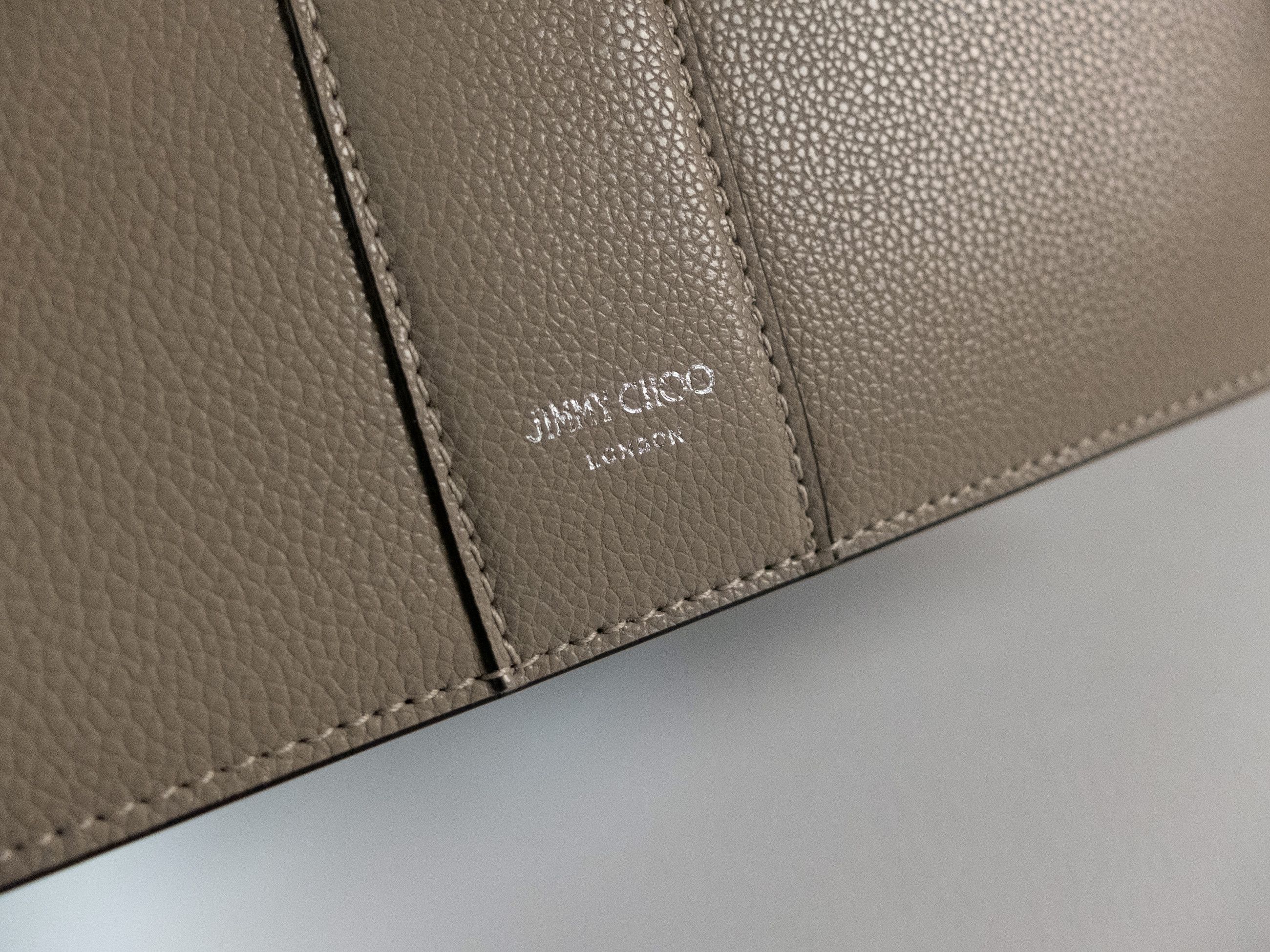 Jimmy Choo JIMMY CHOO Cheri taupe gray crossbody leather bag Size ONE SIZE - 8 Thumbnail