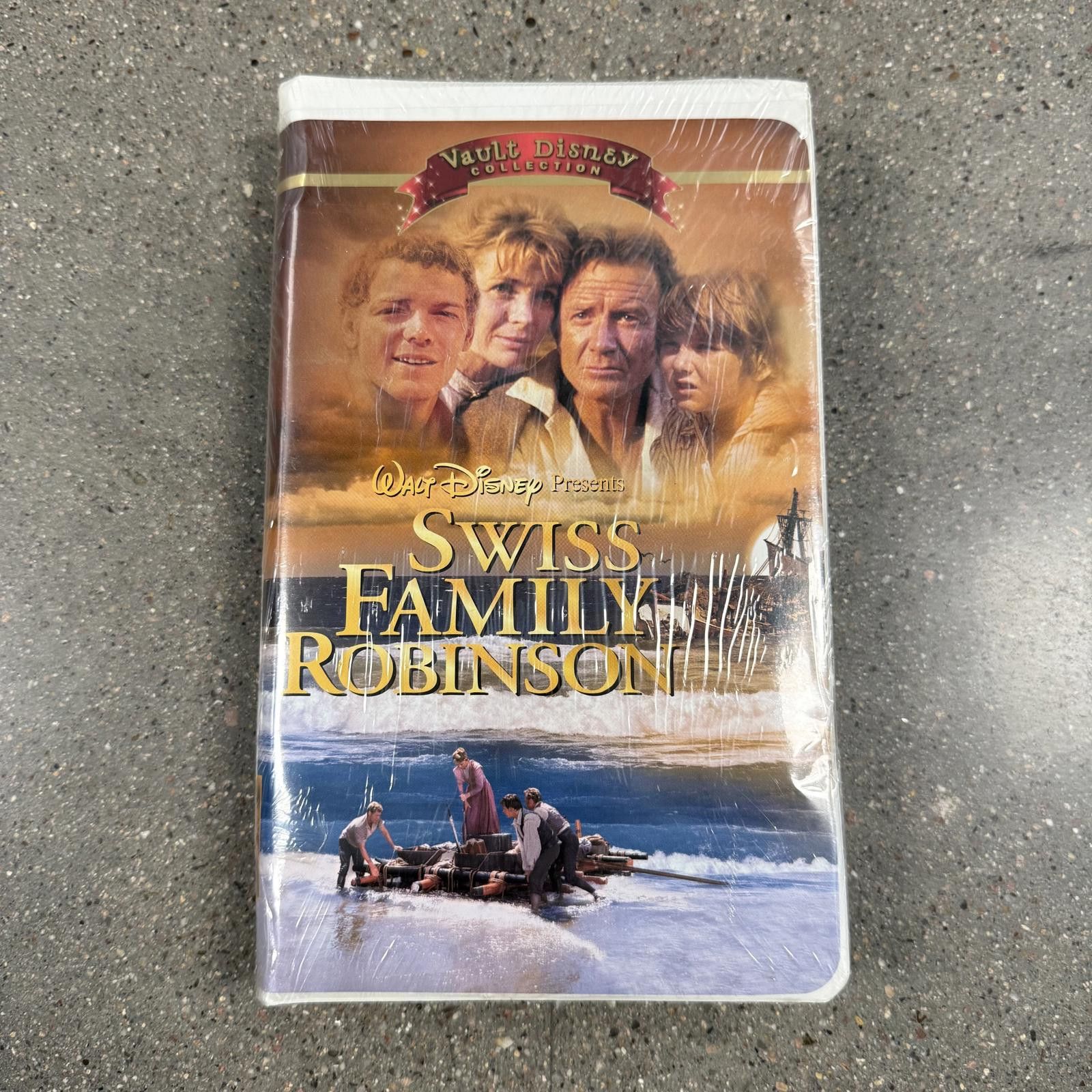 Disney SEALED DS Walt Disney Swiss Family Robinson VHS Vault Size ONE SIZE - 1 Thumbnail
