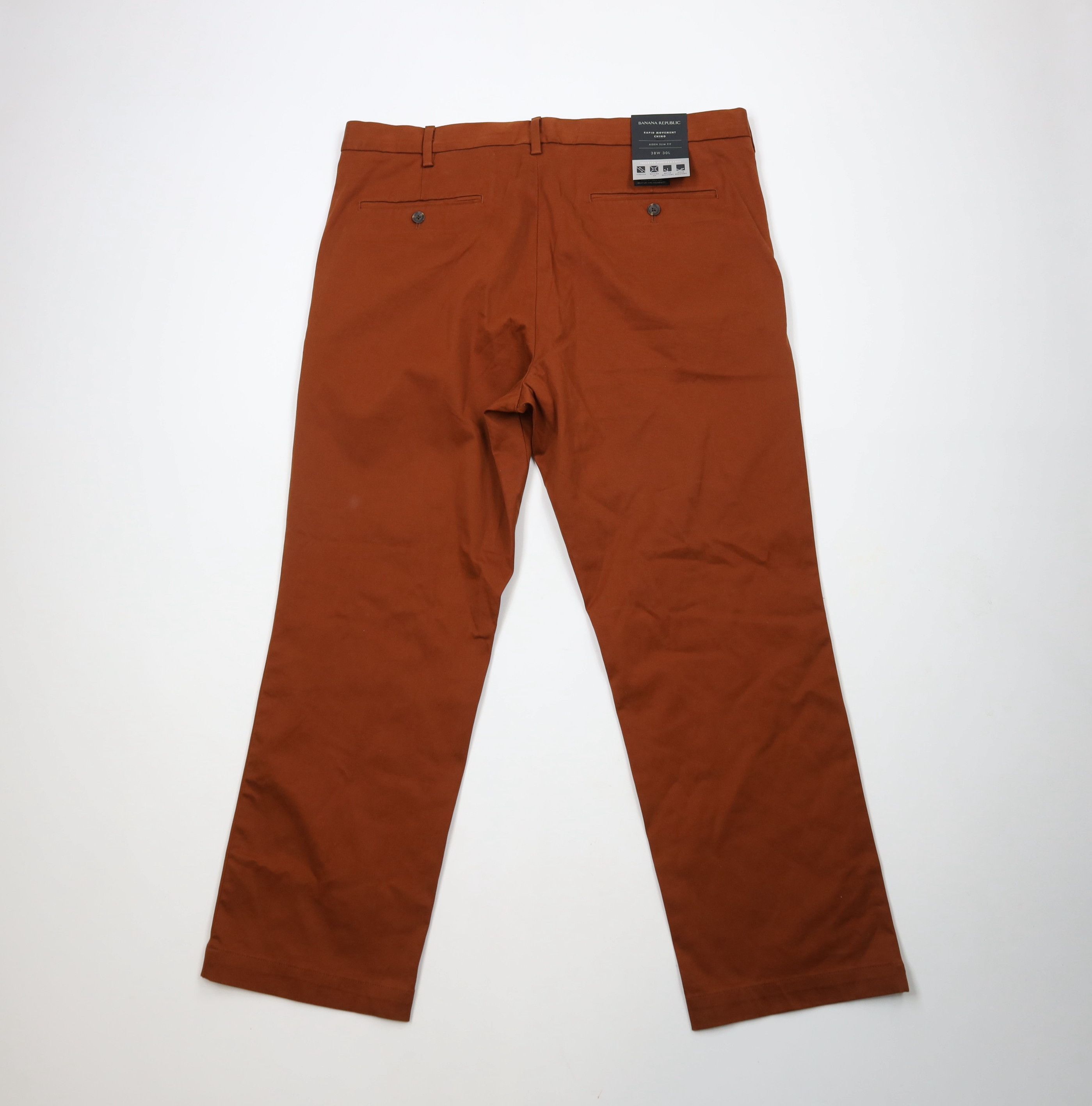 Banana Republic × Vintage New Banana Republic Fit Rapid Movement Chino Pants Orange Size US 38 / EU 54 - 10 Thumbnail