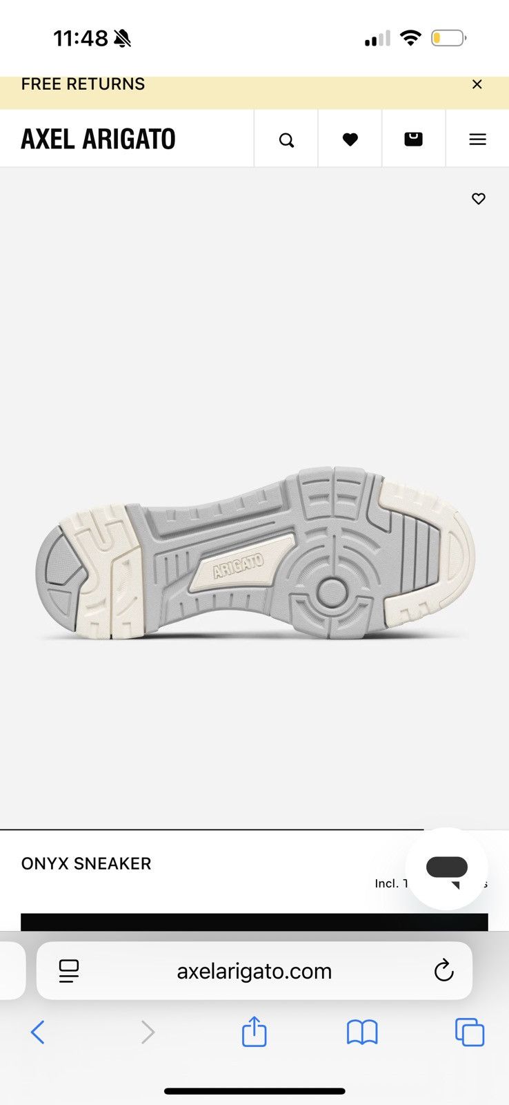 Axel Arigato Axel Arigato white onyx sneakers Size US 8.5 / IT 38.5 - 6 Thumbnail