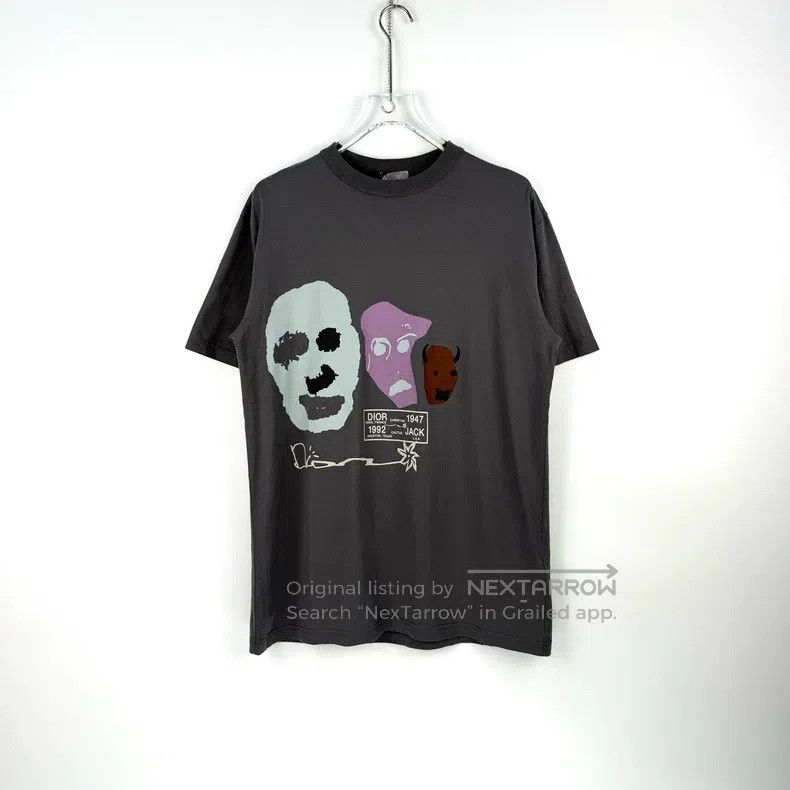 Dior Dior Grey co-branded weird Facebook short sleeves Size US S / EU 44-46 / 1 - 3 Thumbnail