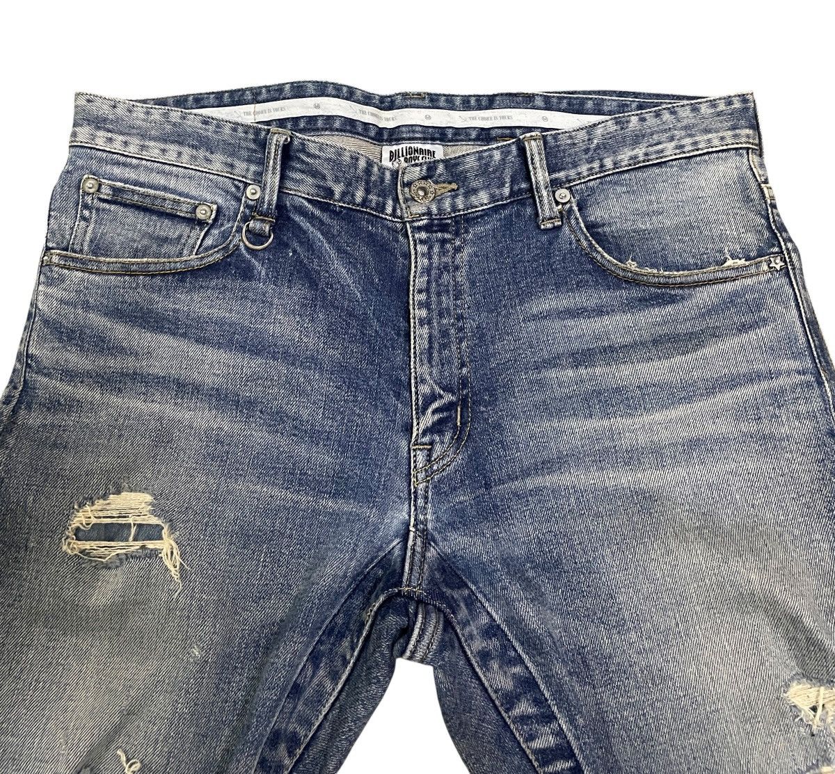 Billionaire Boys Club Vintage Brand Billiomaire Boys Club Distressed Jeans 2000s Size US 35 - 4 Thumbnail